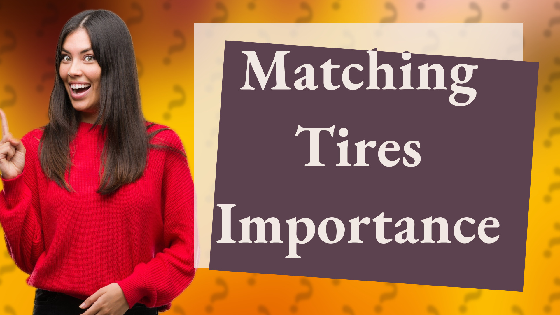 Matching Tires Importance