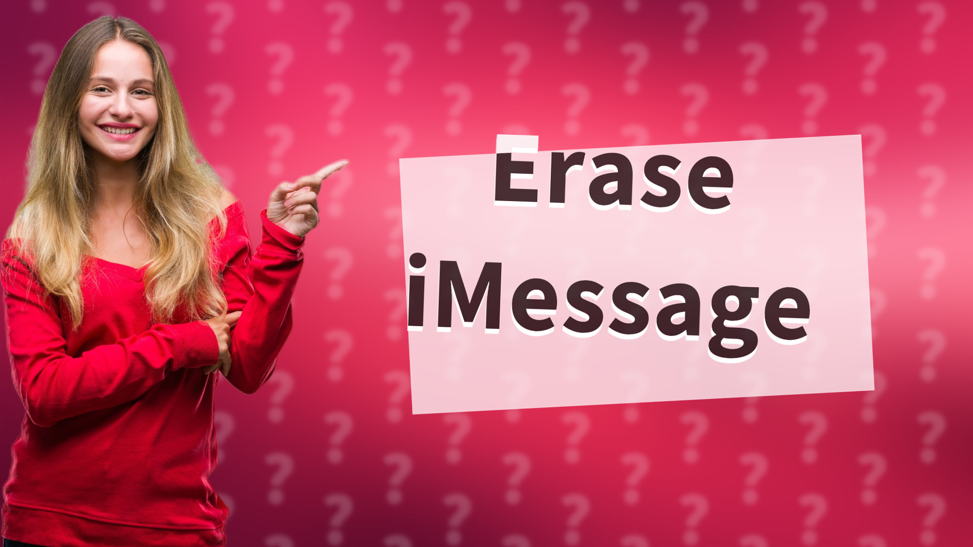 Erase iMessage