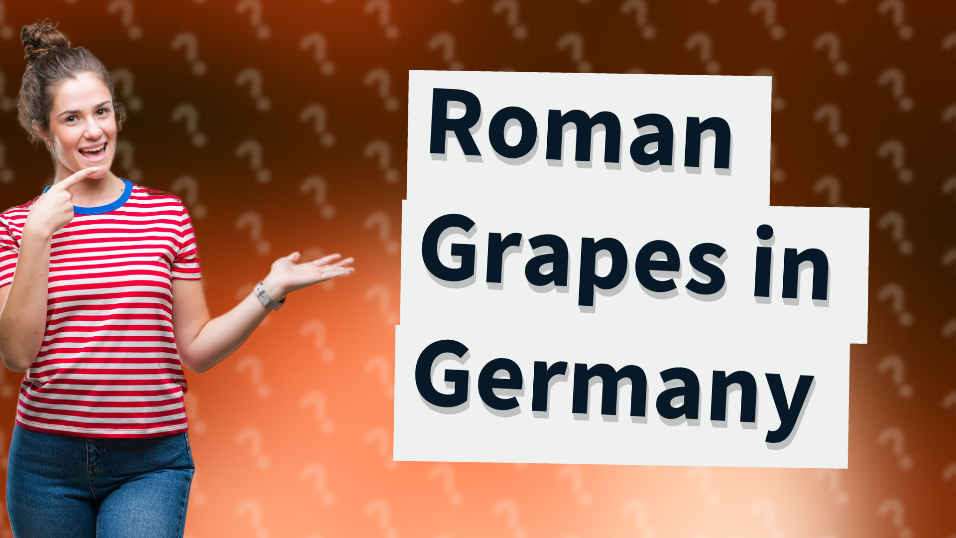 Roman Grapes in Germany
