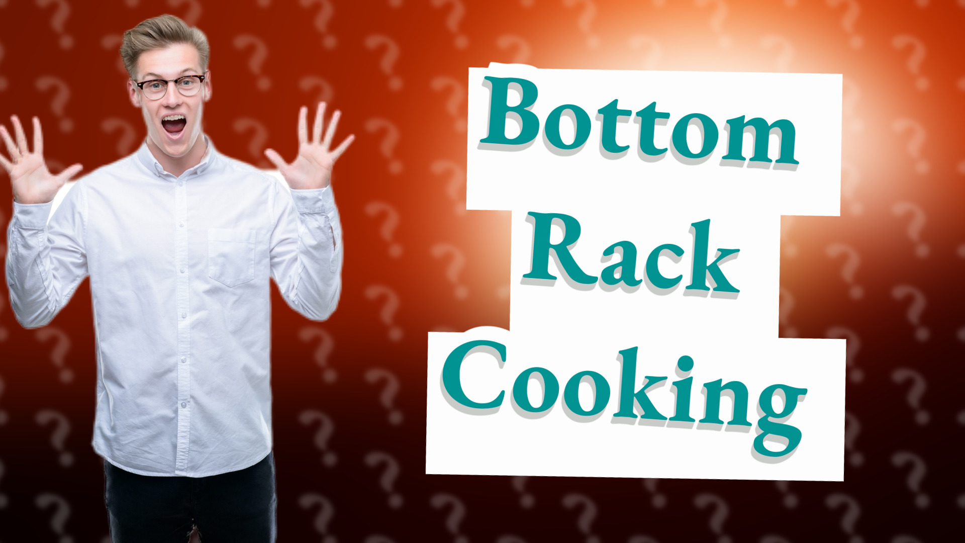 Bottom Rack Cooking