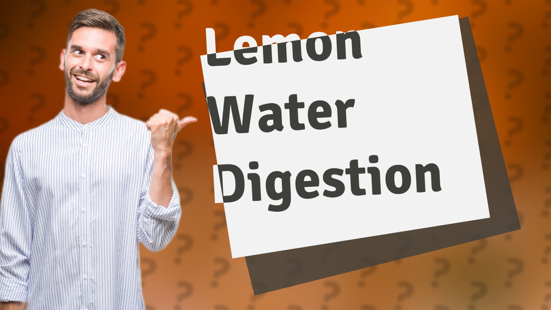 Lemon Water Digestion