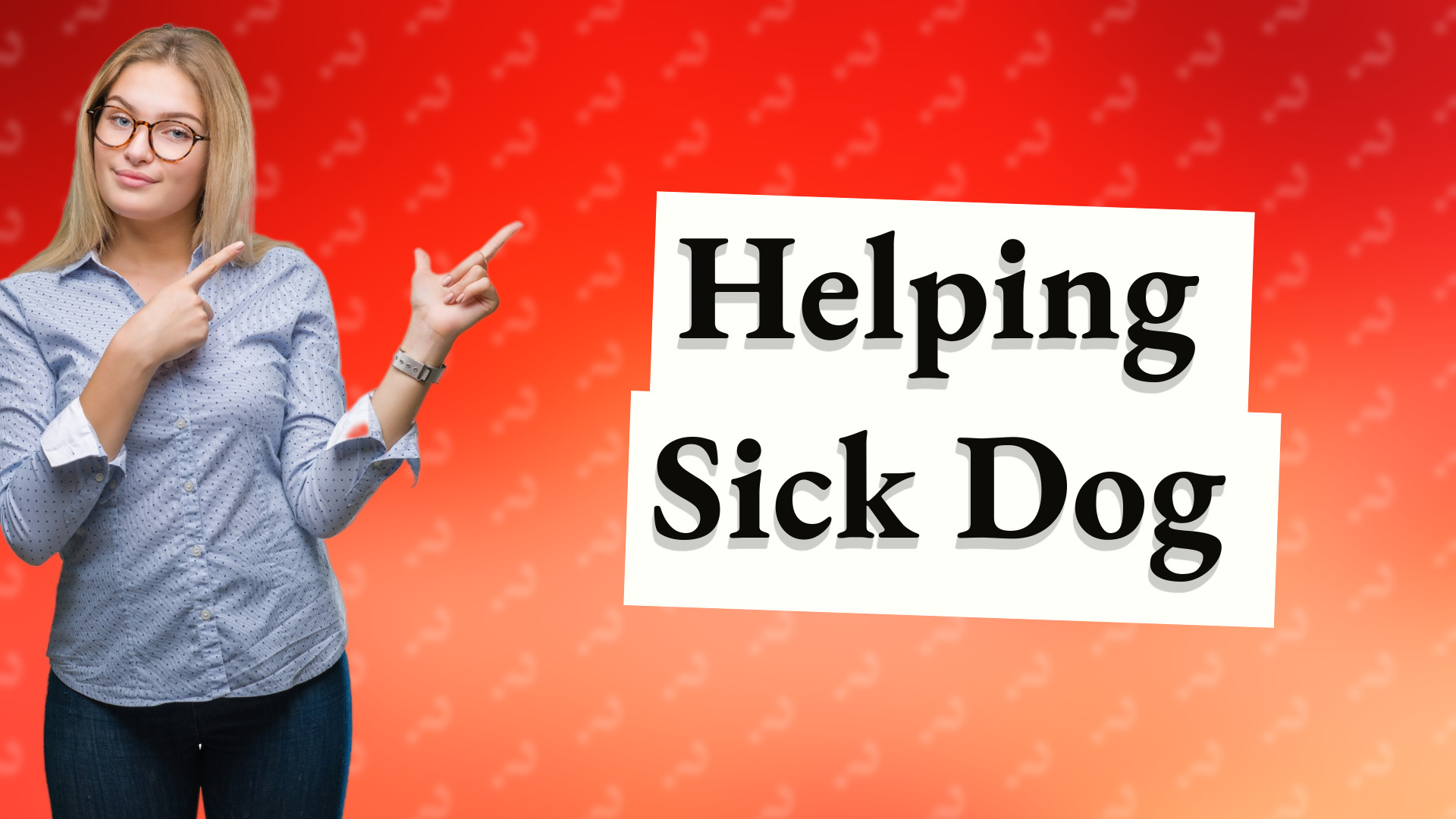 Helping Sick Dog