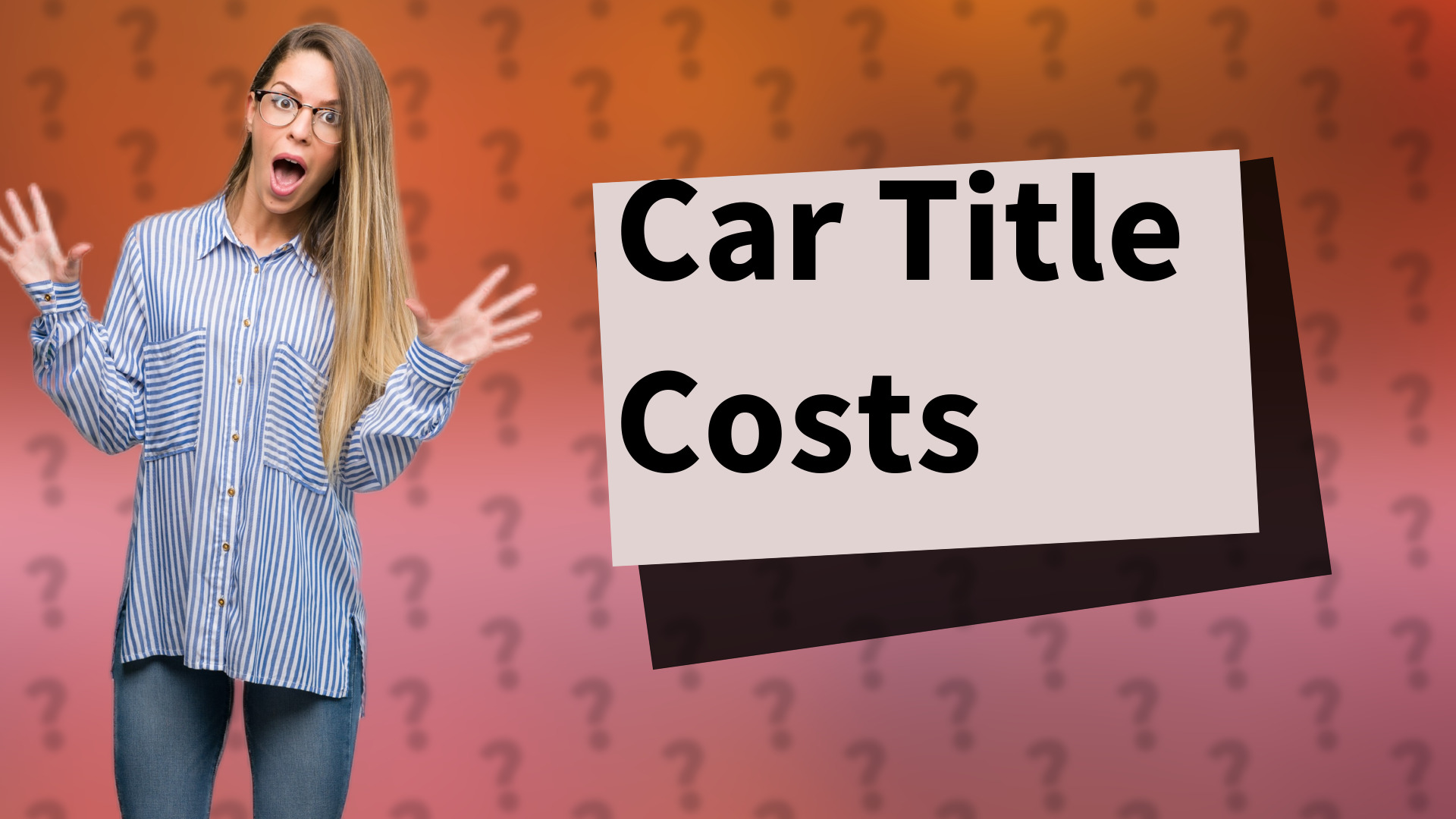 Car Title Costs