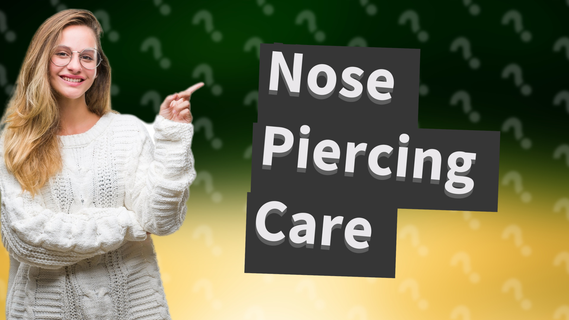 Nose Piercing Care
