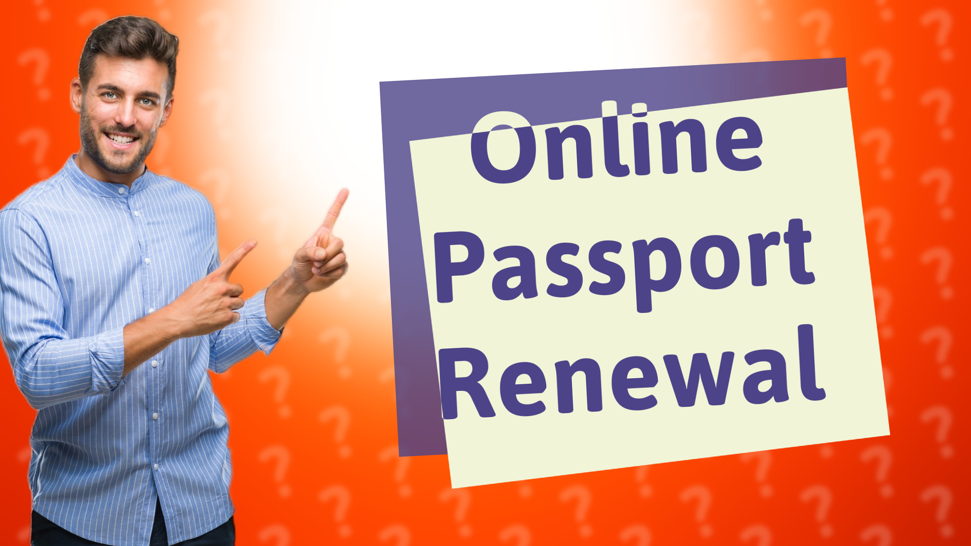 Online Passport Renewal
