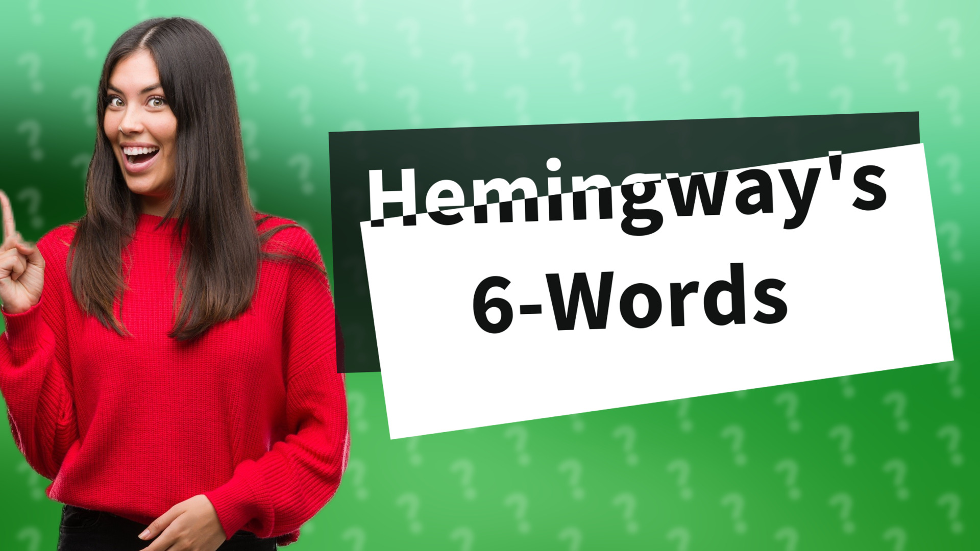 Hemingway's 6-Words