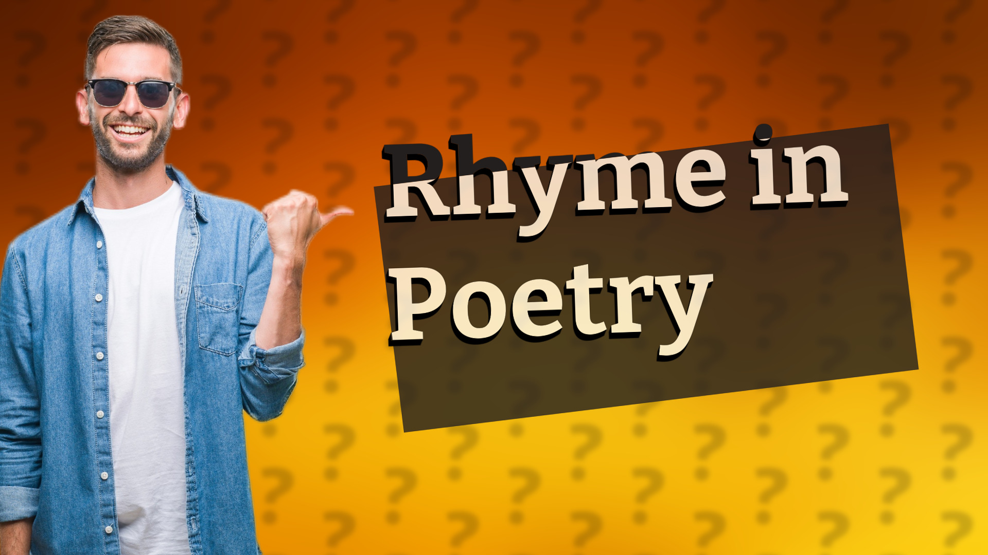 Rhyme in Poetry