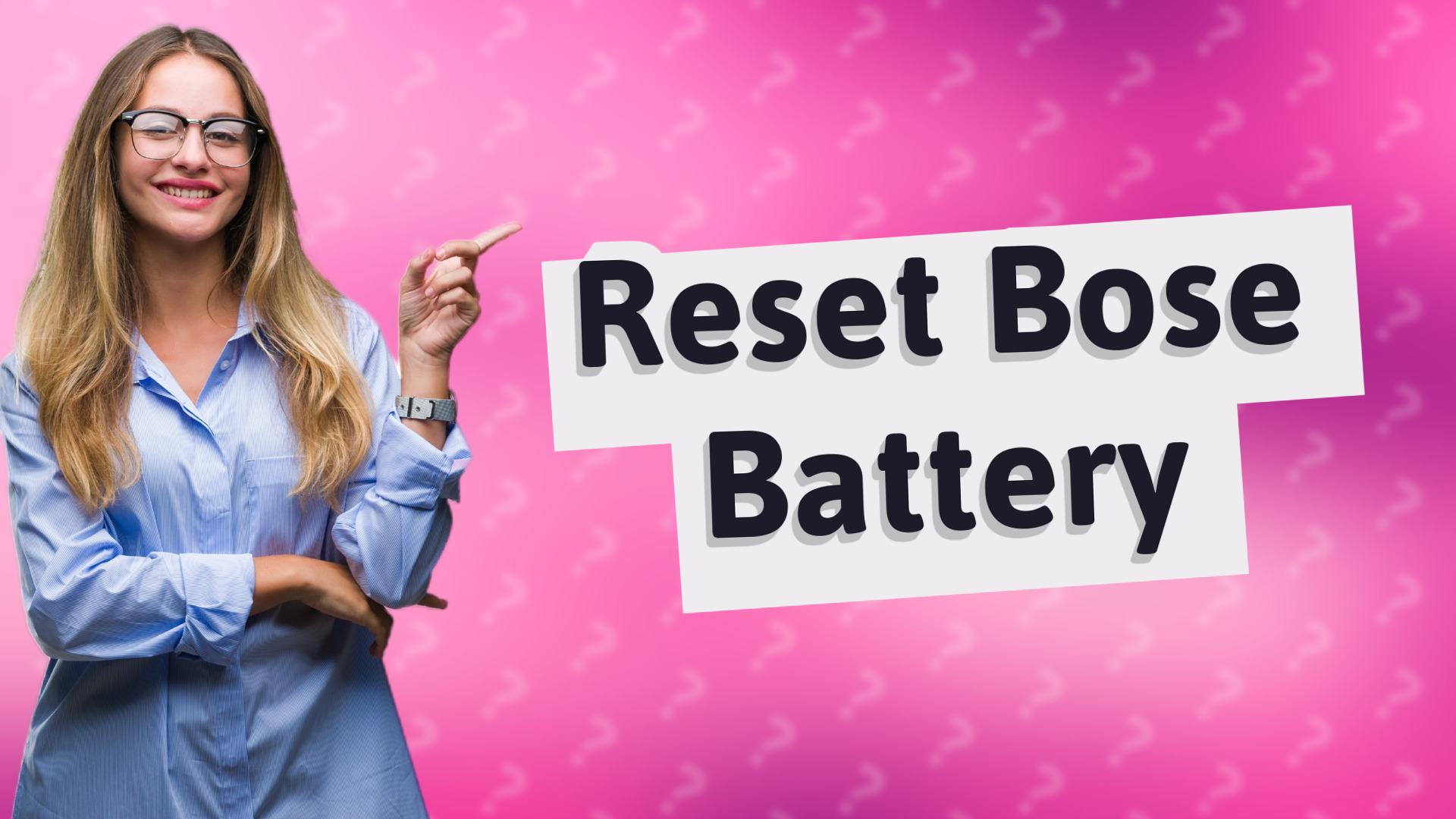 Reset Bose Battery