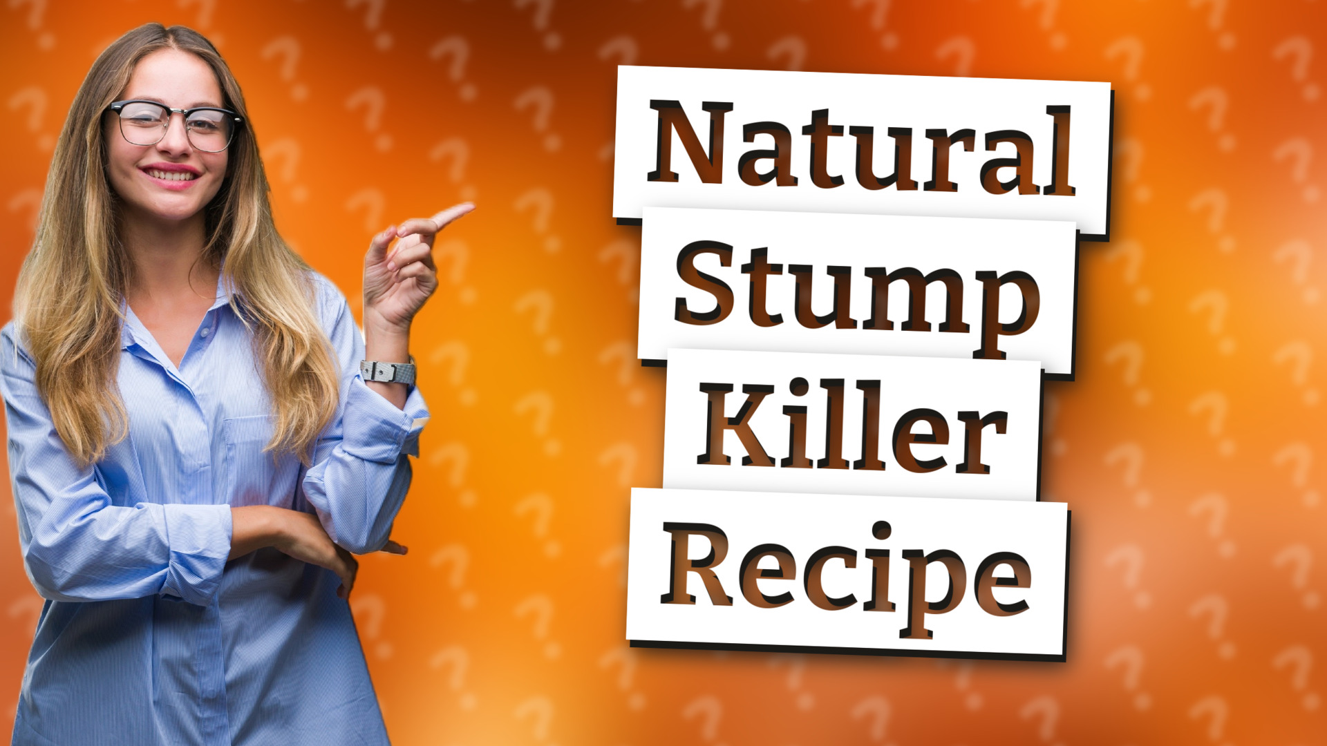 Natural Stump Killer Recipe