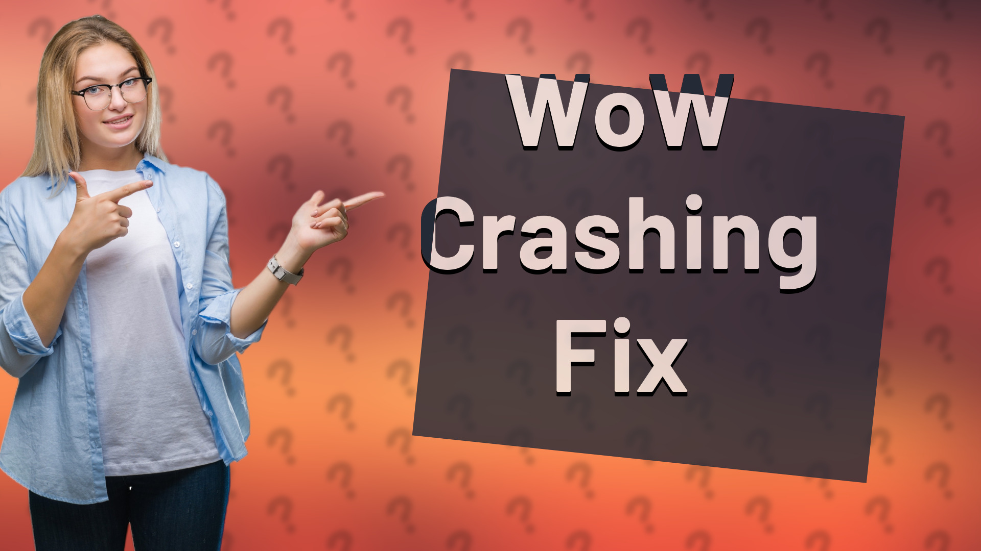 WoW Crashing Fix
