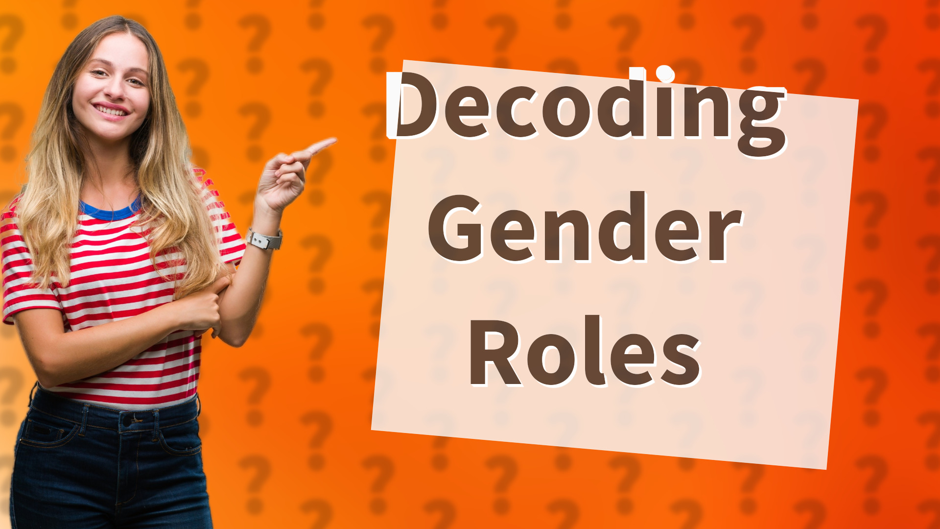Decoding Gender Roles