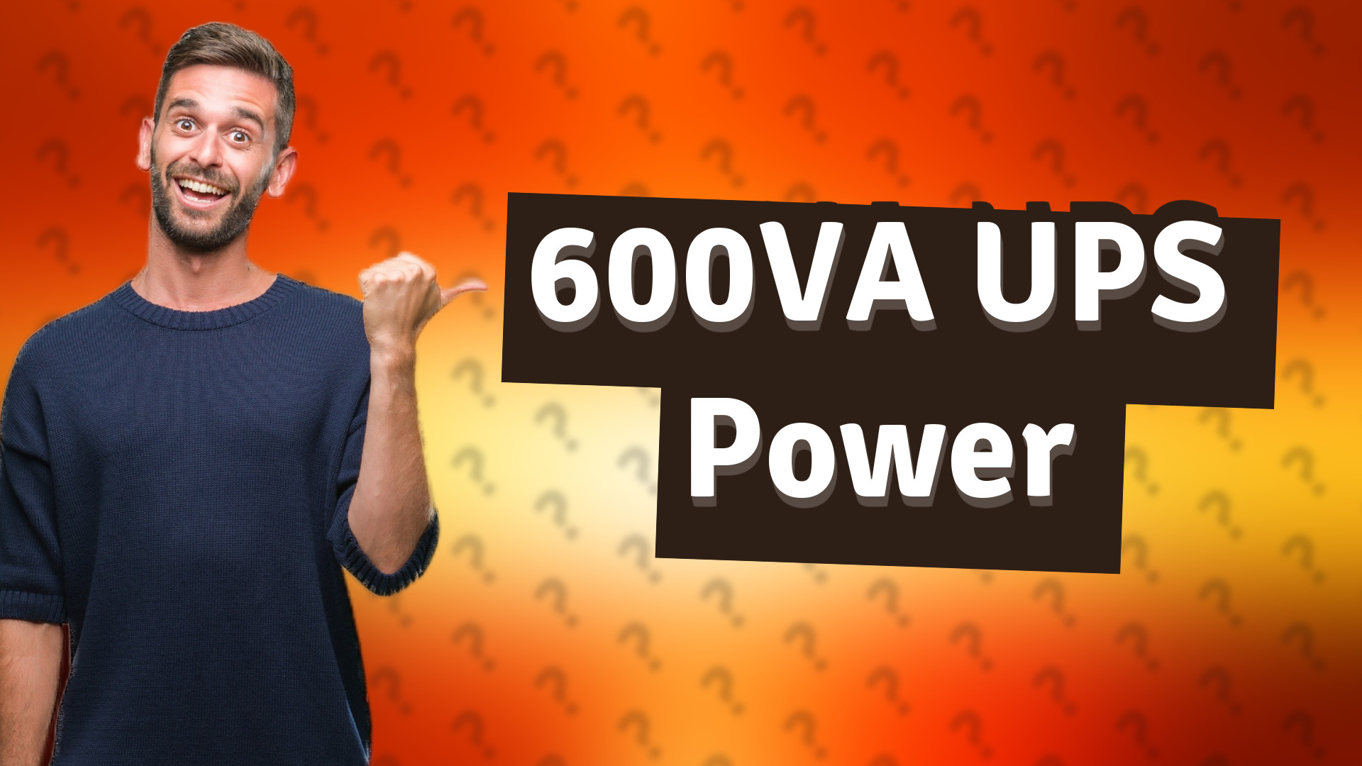 600VA UPS Power