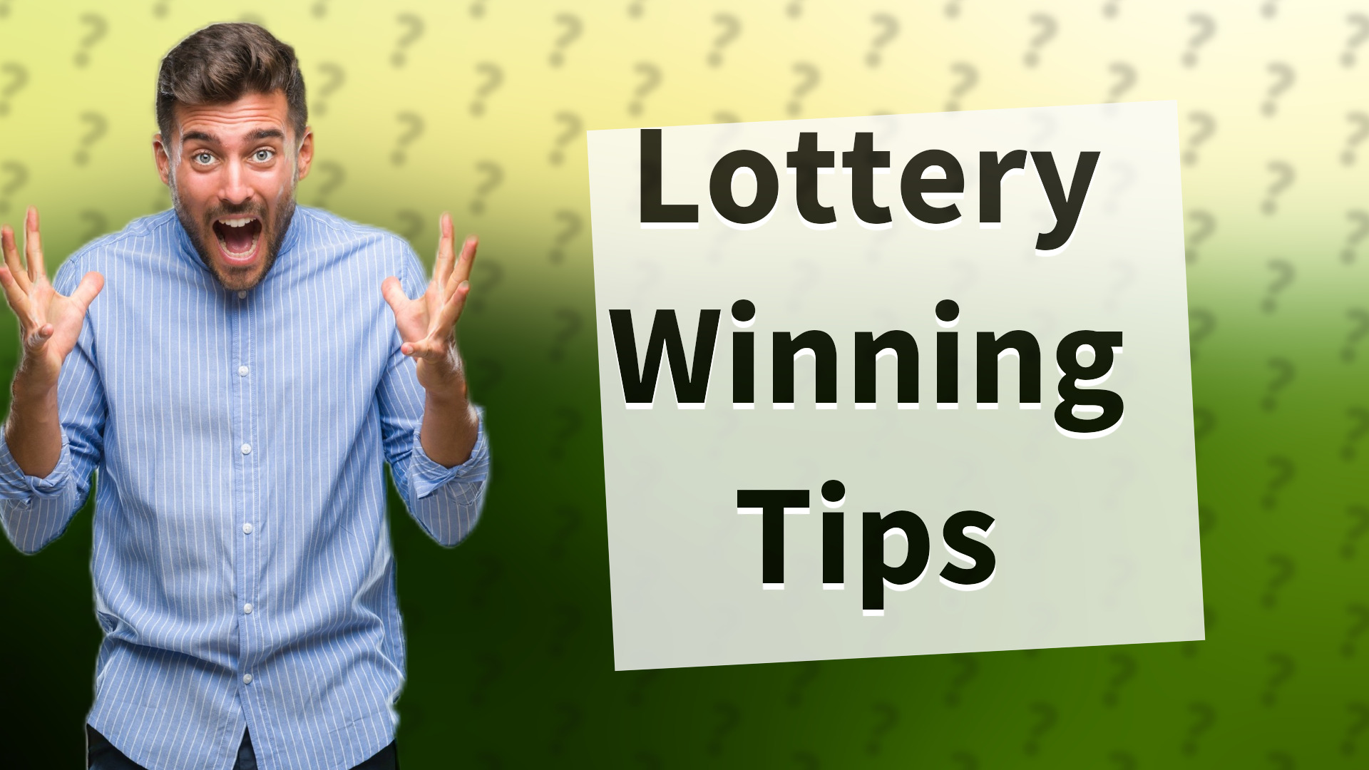 Lottery Winning Tips