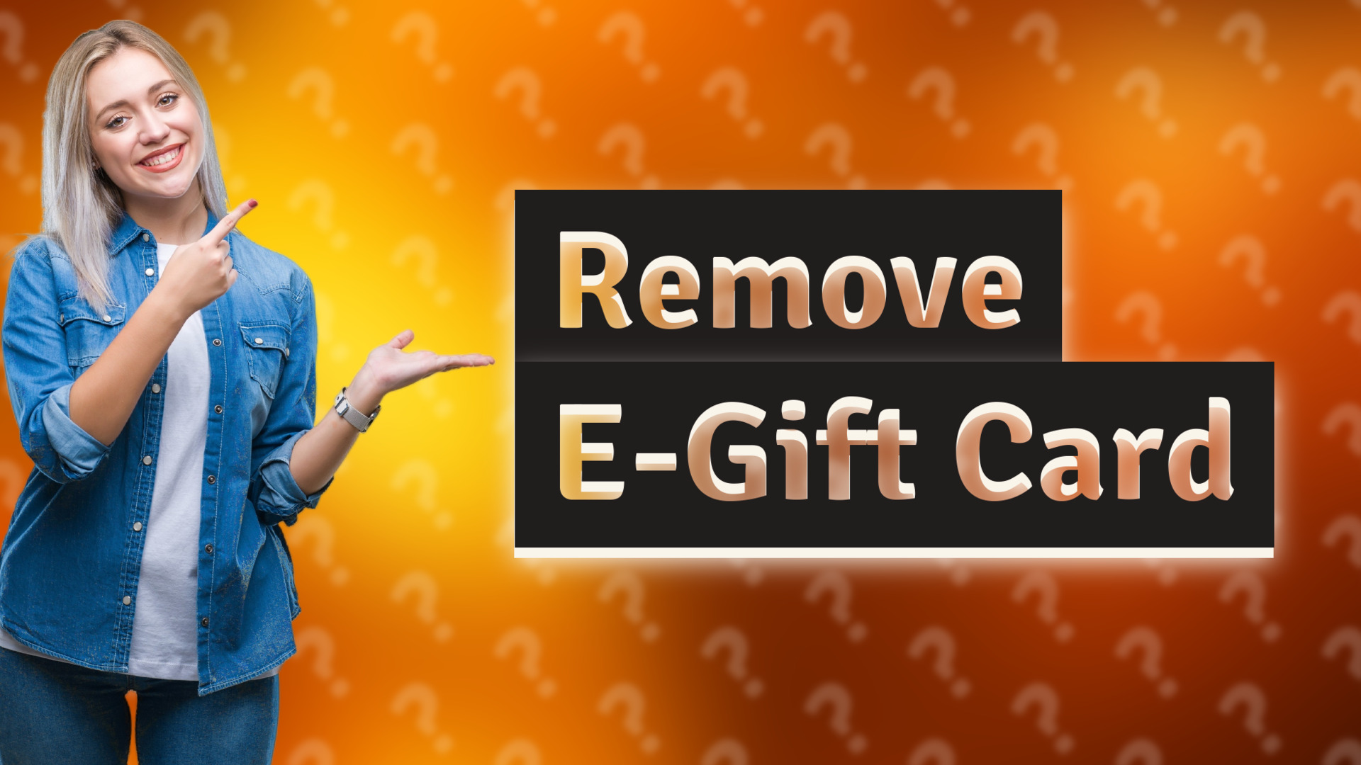 Remove E-Gift Card