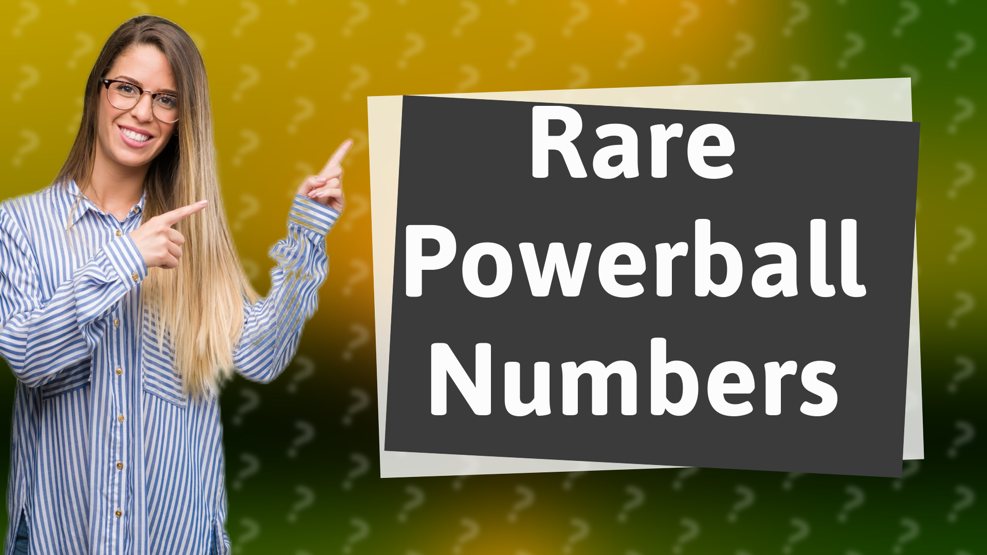Rare Powerball Numbers