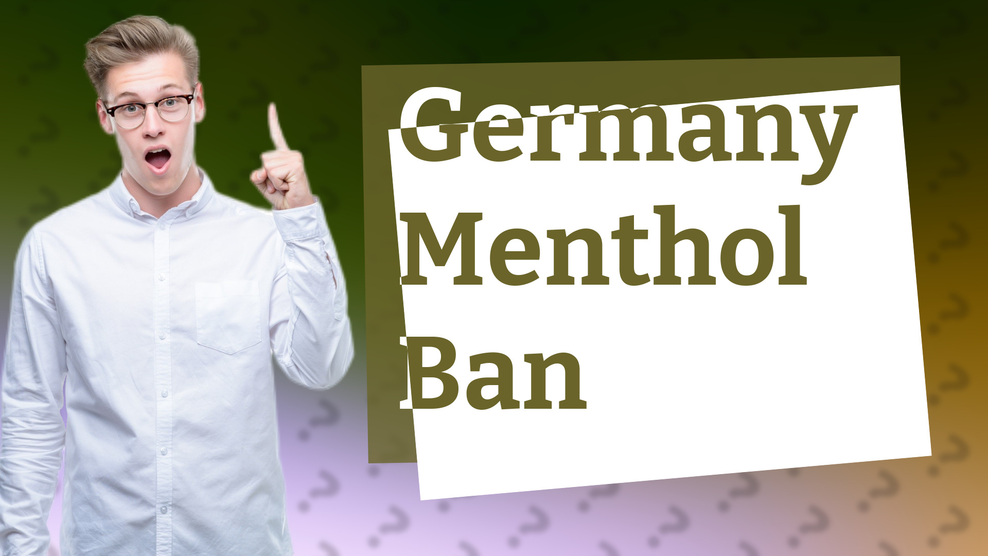Germany Menthol Ban