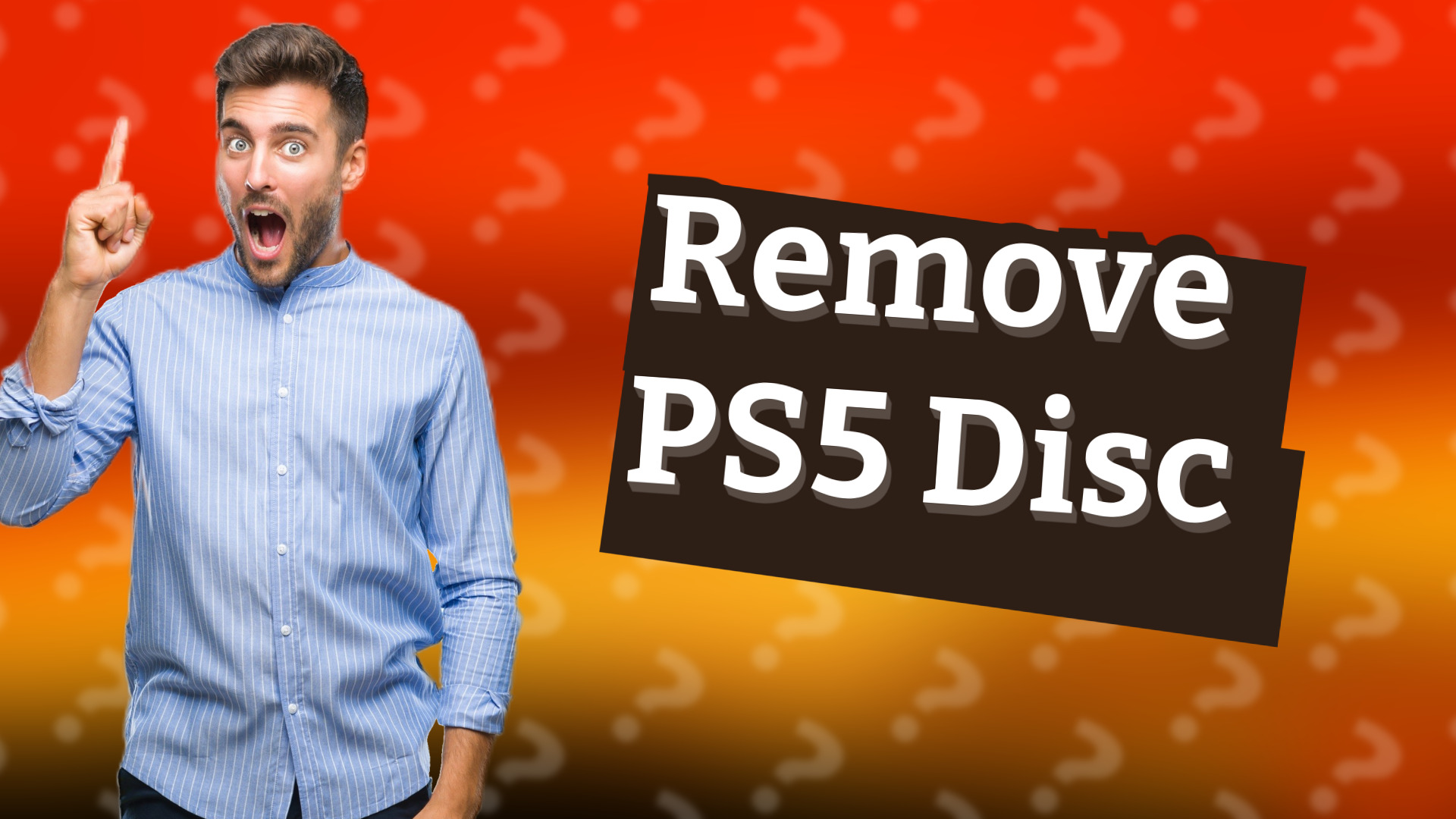 Remove PS5 Disc