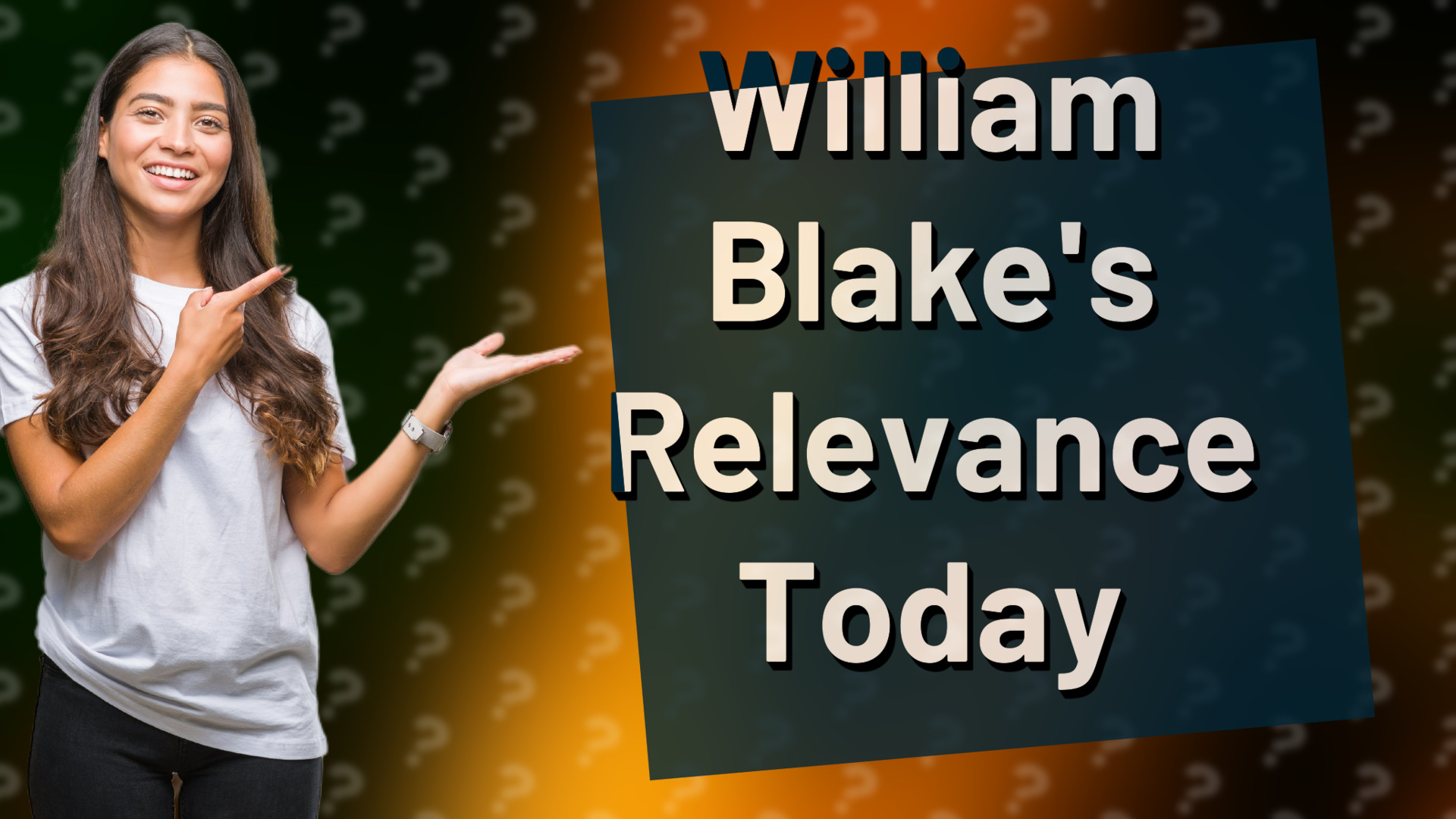 William Blake's Relevance Today
