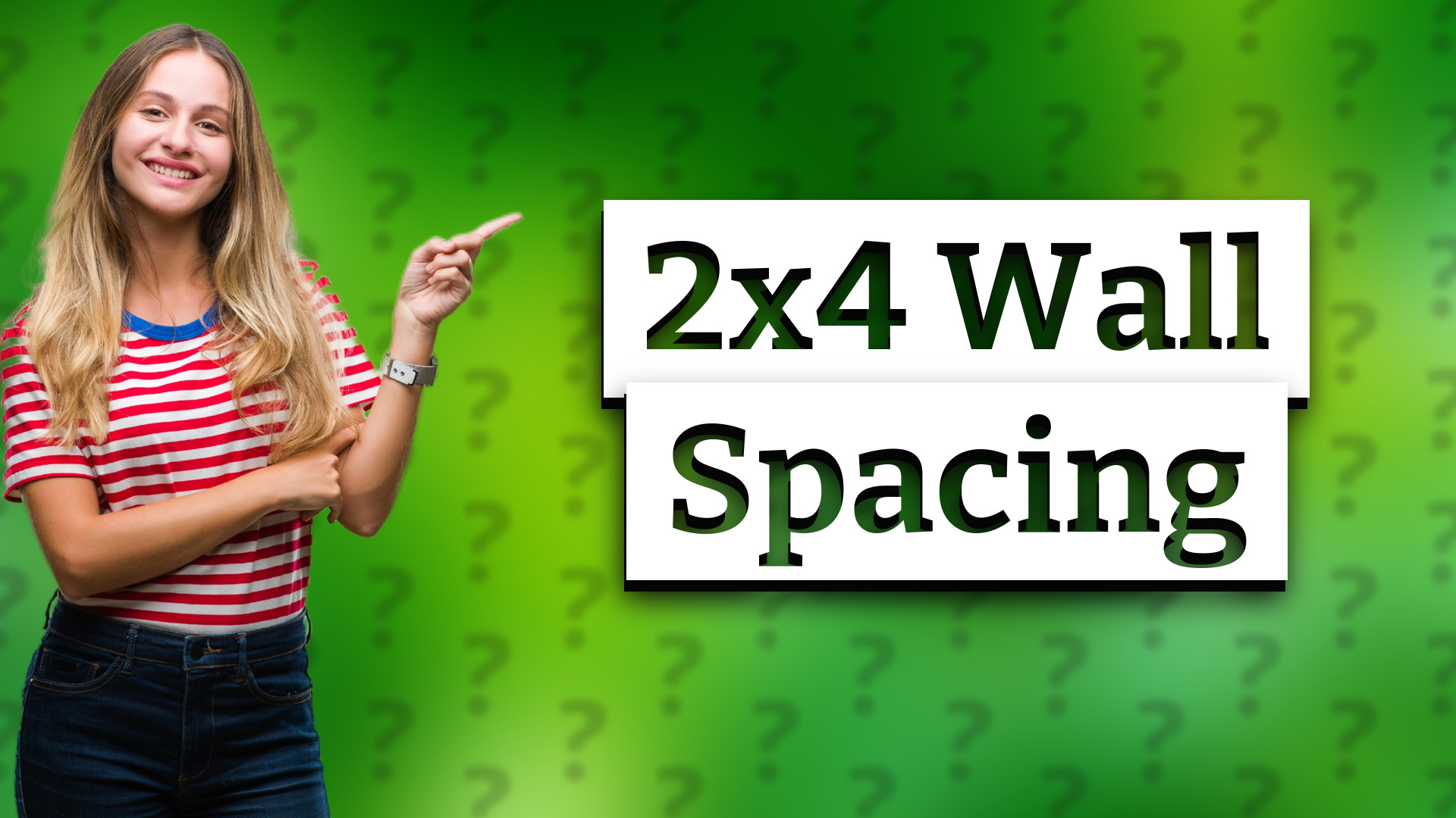2x4 Wall Spacing
