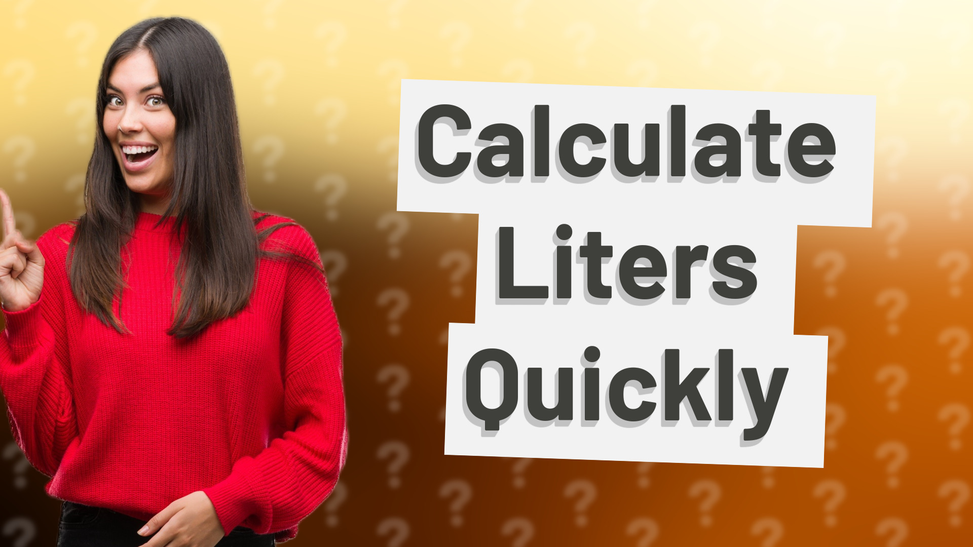 Calculate Liters Quickly