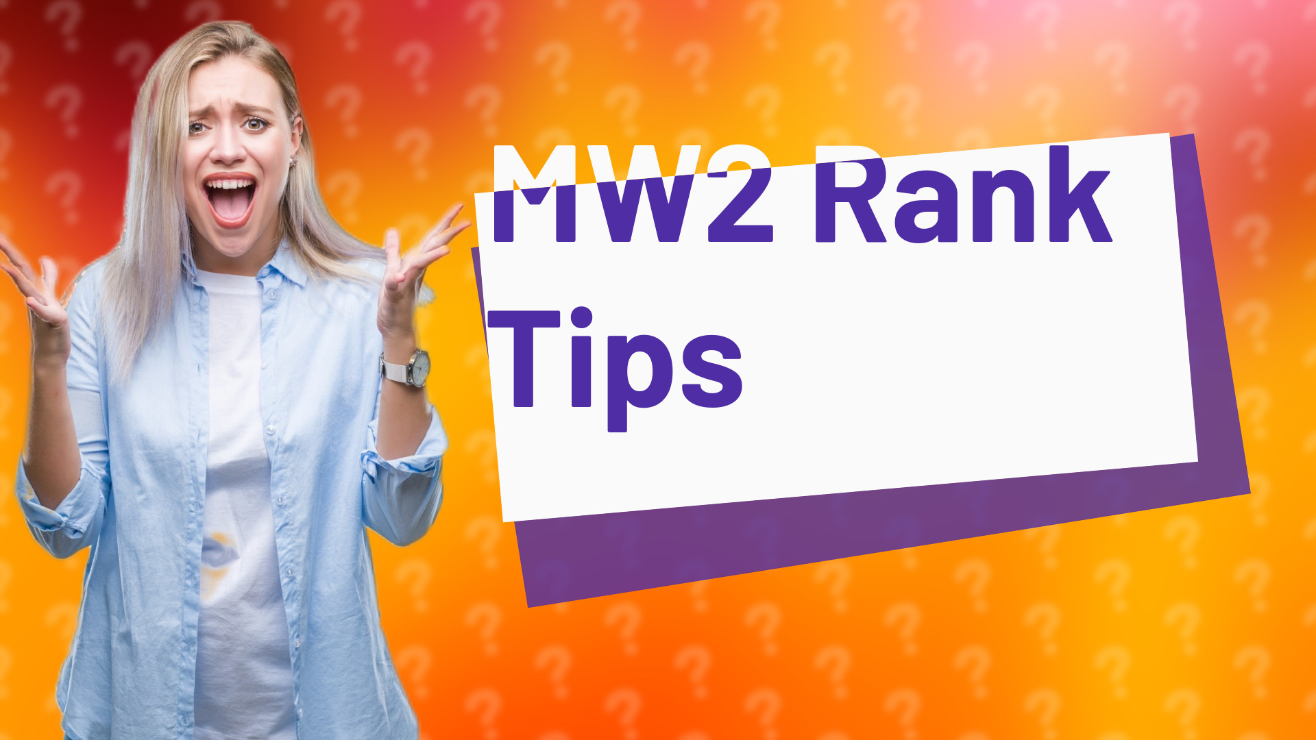 MW2 Rank Tips