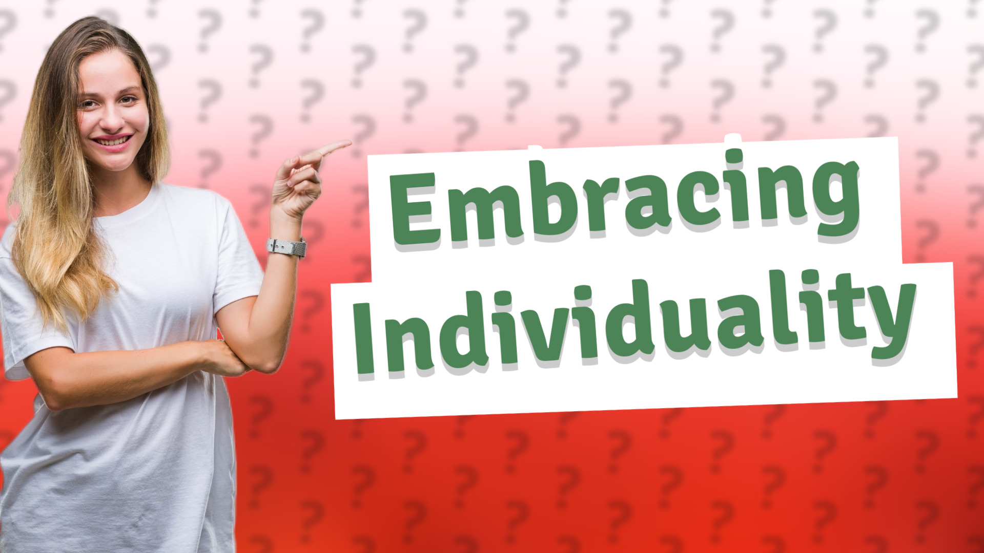 Embracing Individuality