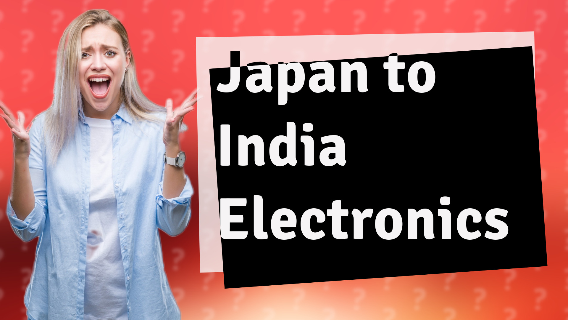 Japan to India Electronics