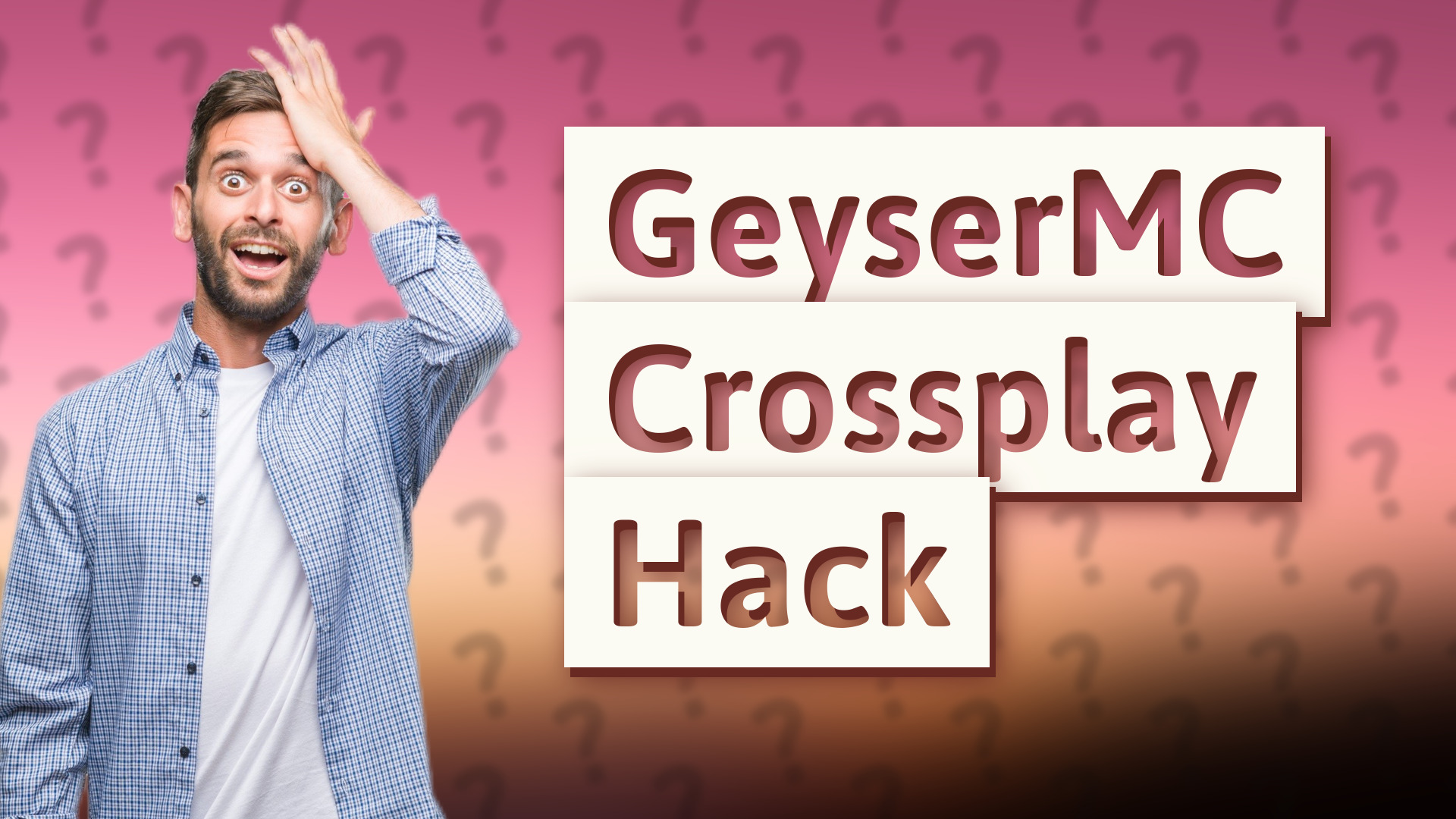GeyserMC Crossplay Hack