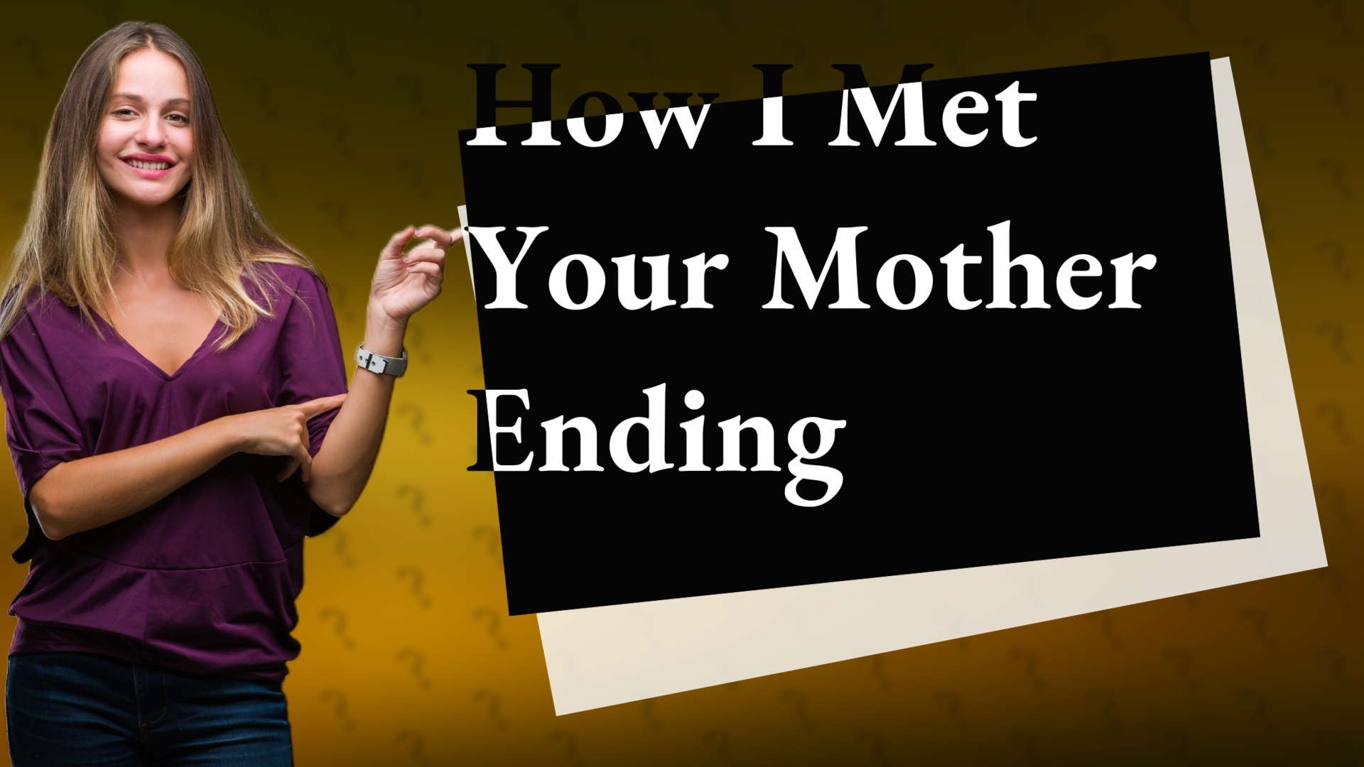 How I Met Your Mother Ending