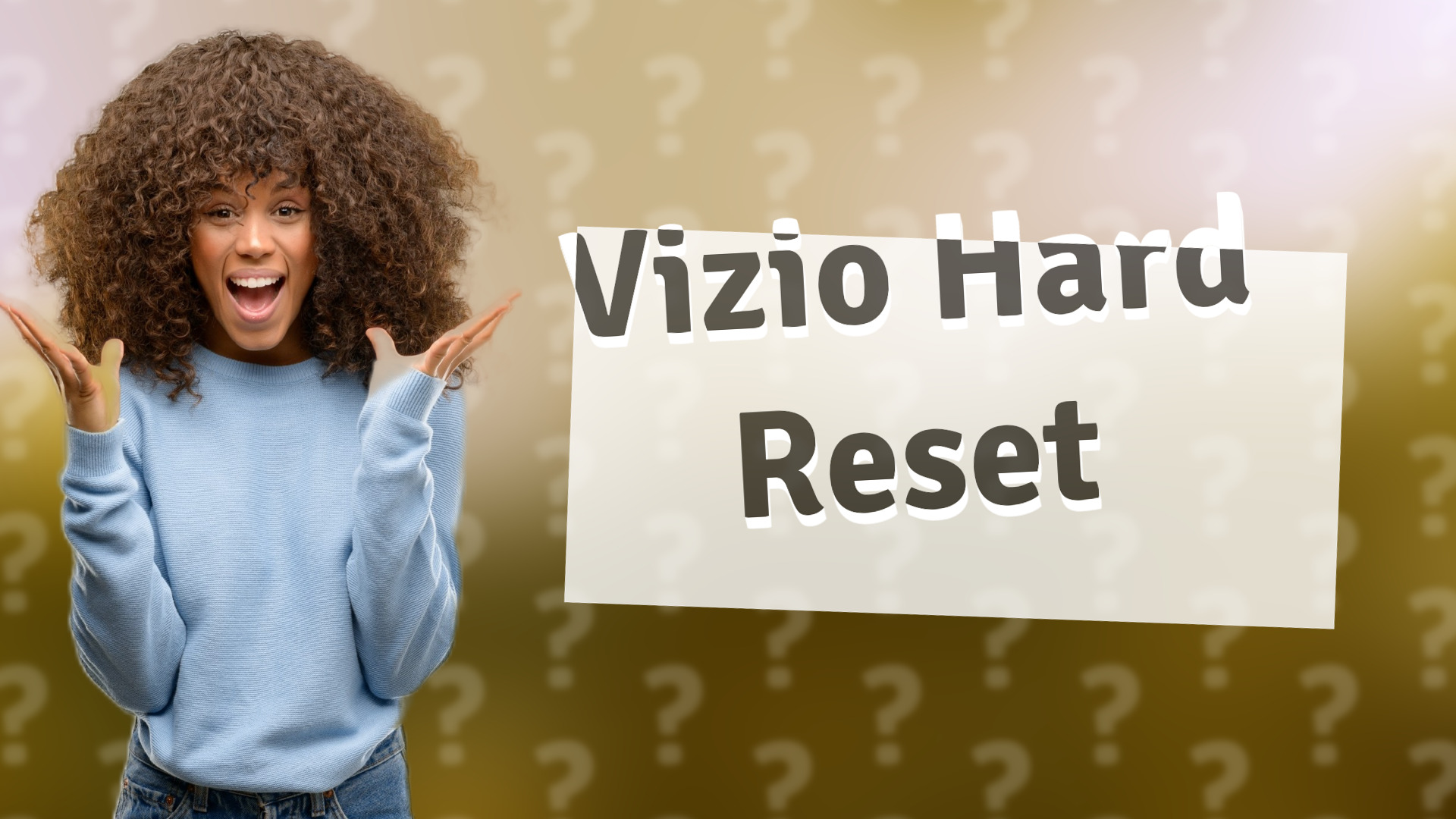 Vizio Hard Reset