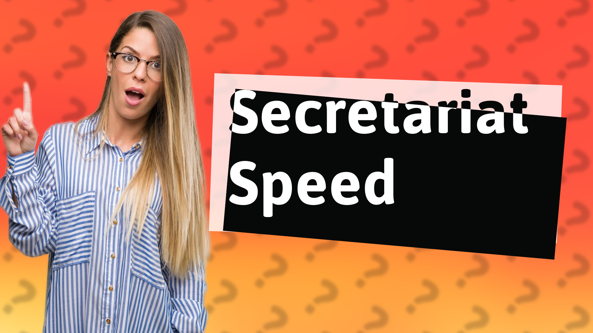 Secretariat Speed