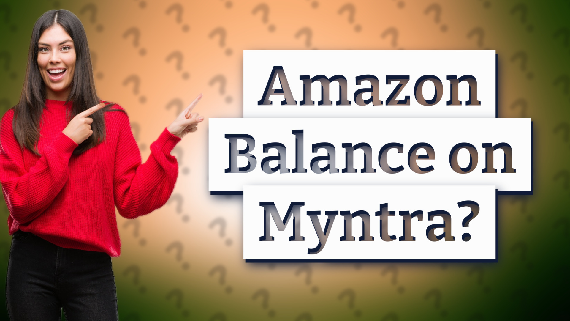 Amazon Balance on Myntra?