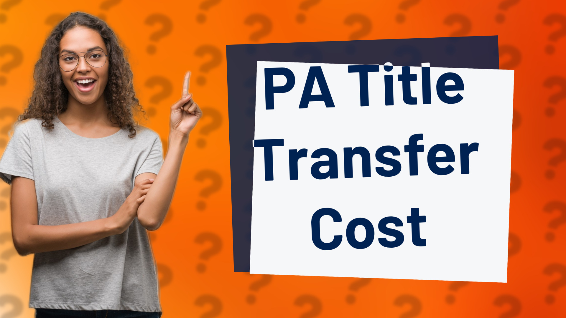 PA Title Transfer Cost