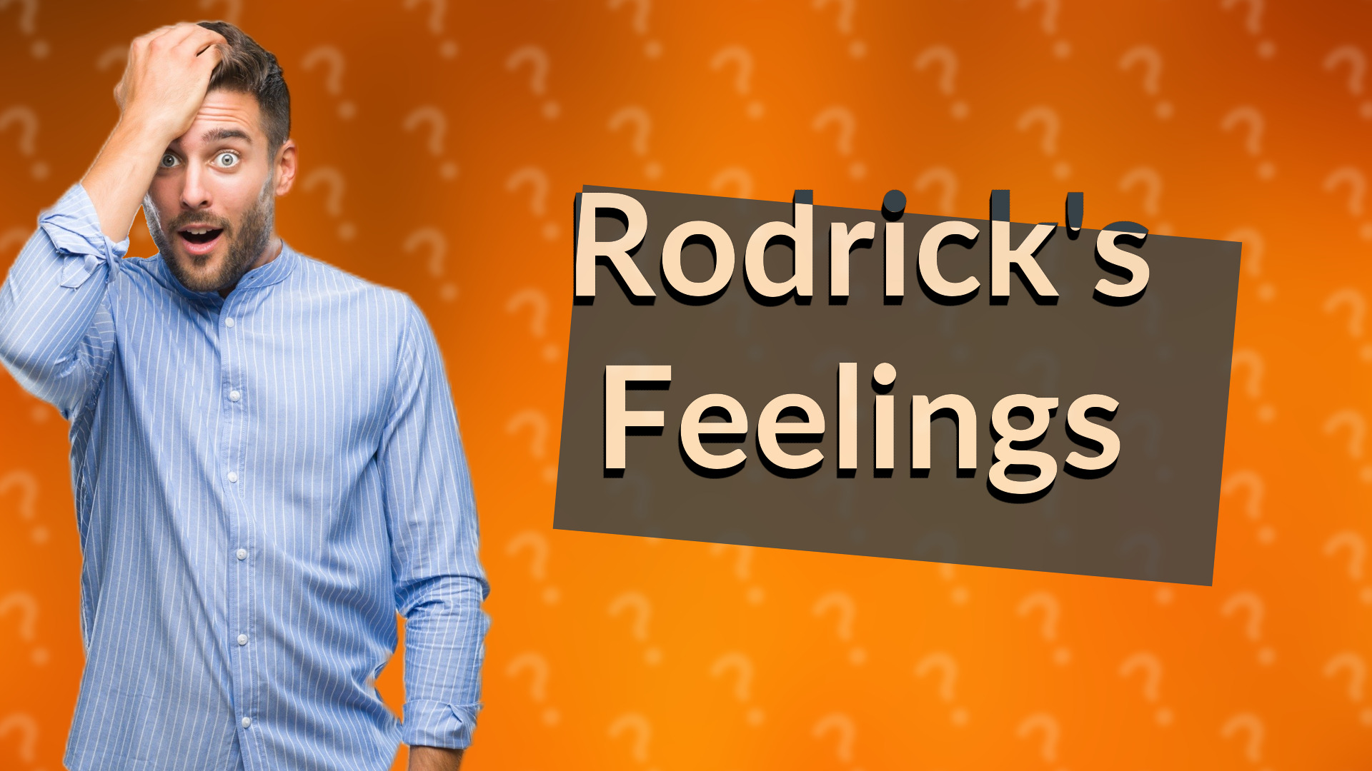 Rodrick's Feelings