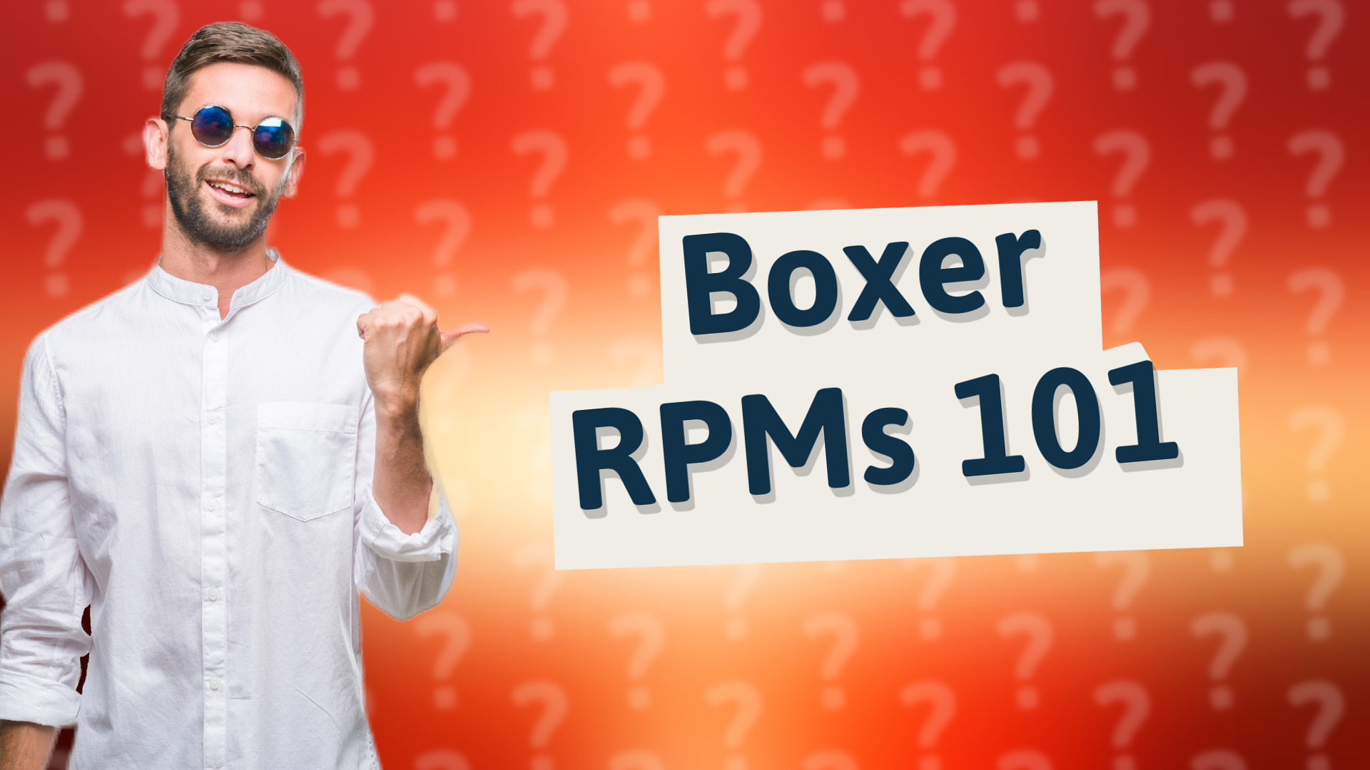 Boxer RPMs 101