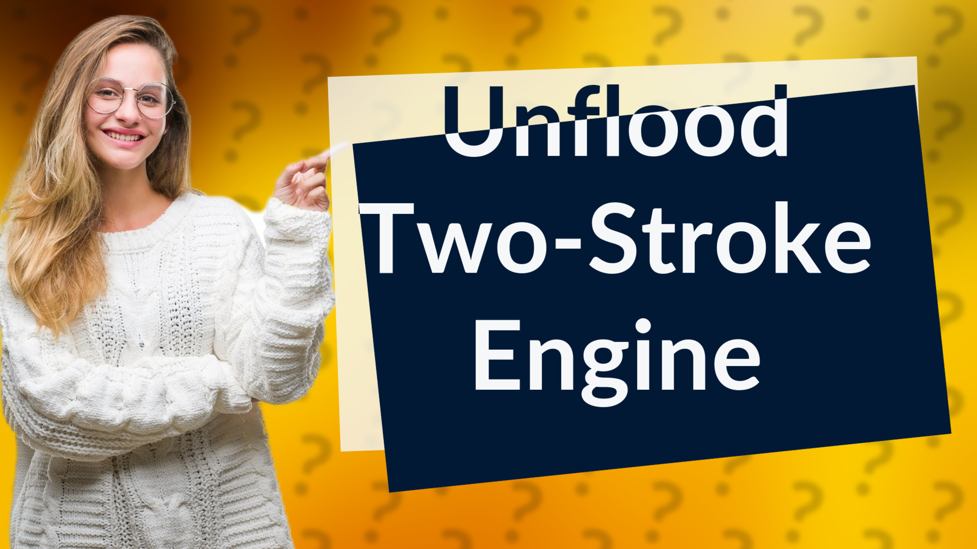 Unflood Two-Stroke Engine