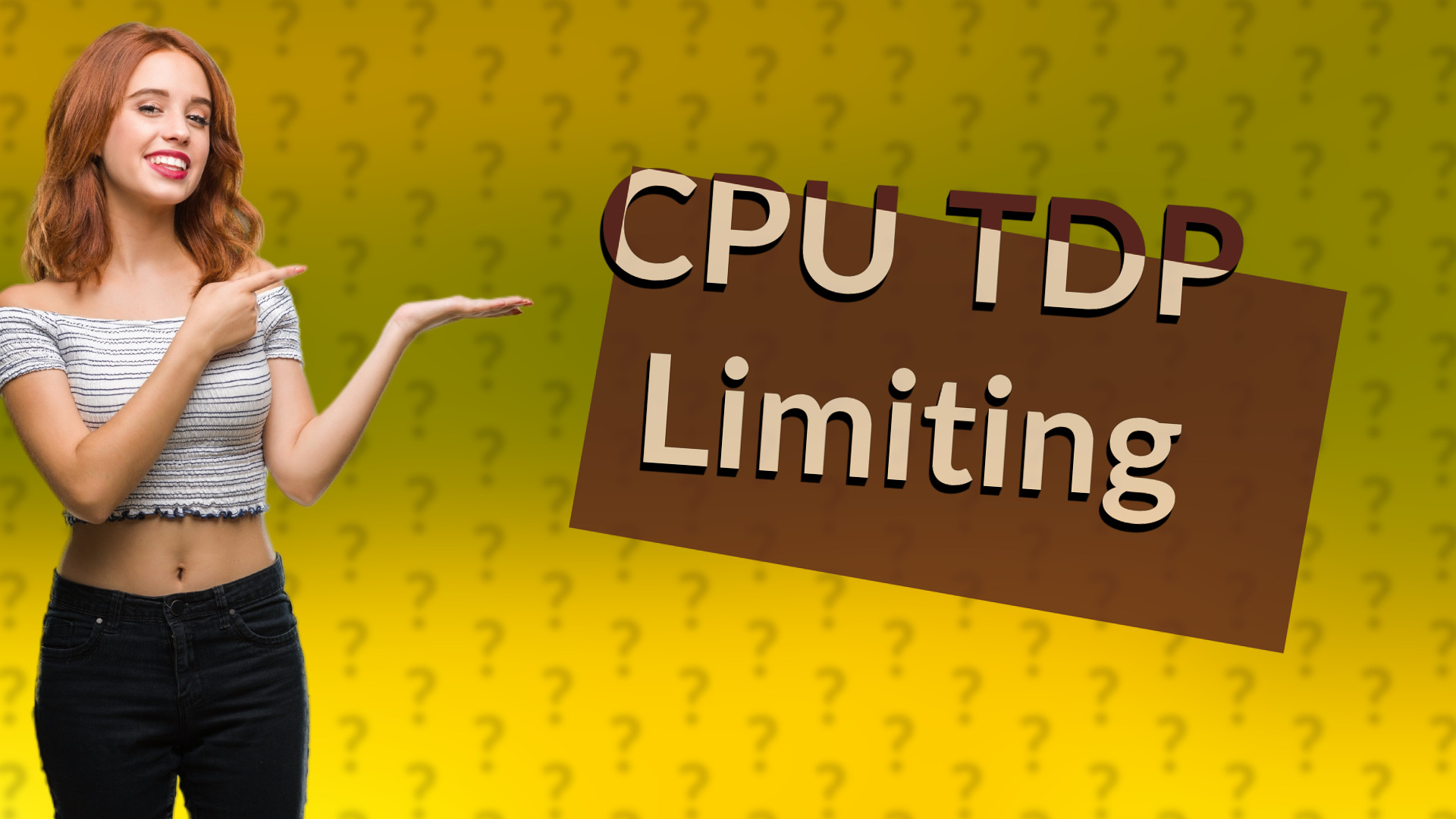 CPU TDP Limiting