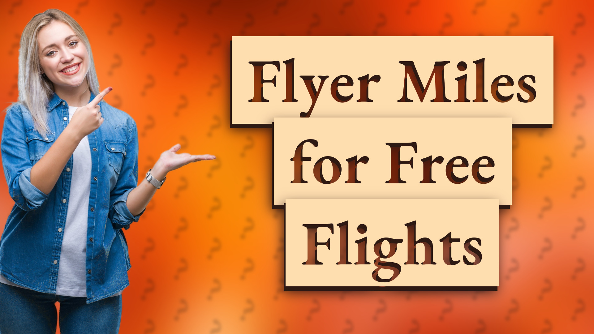 Flyer Miles for Free Flights