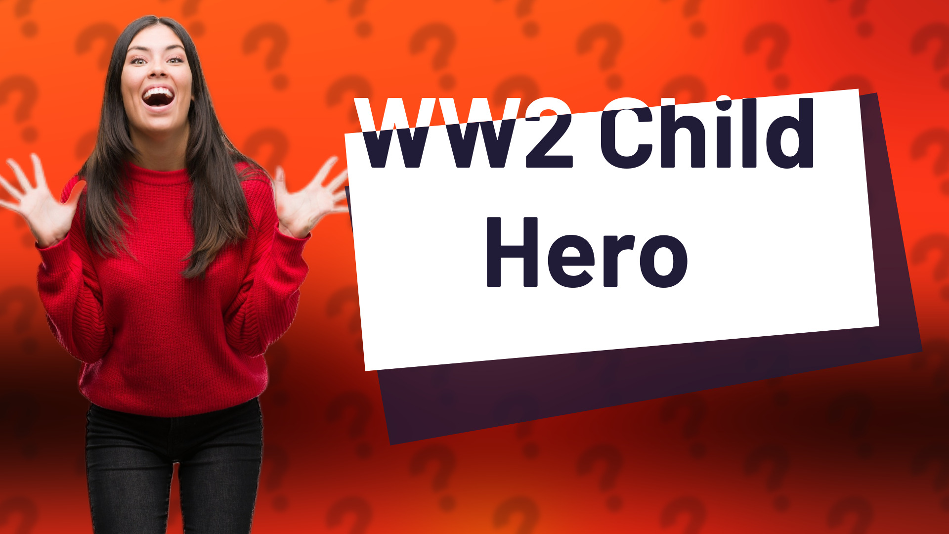 WW2 Child Hero