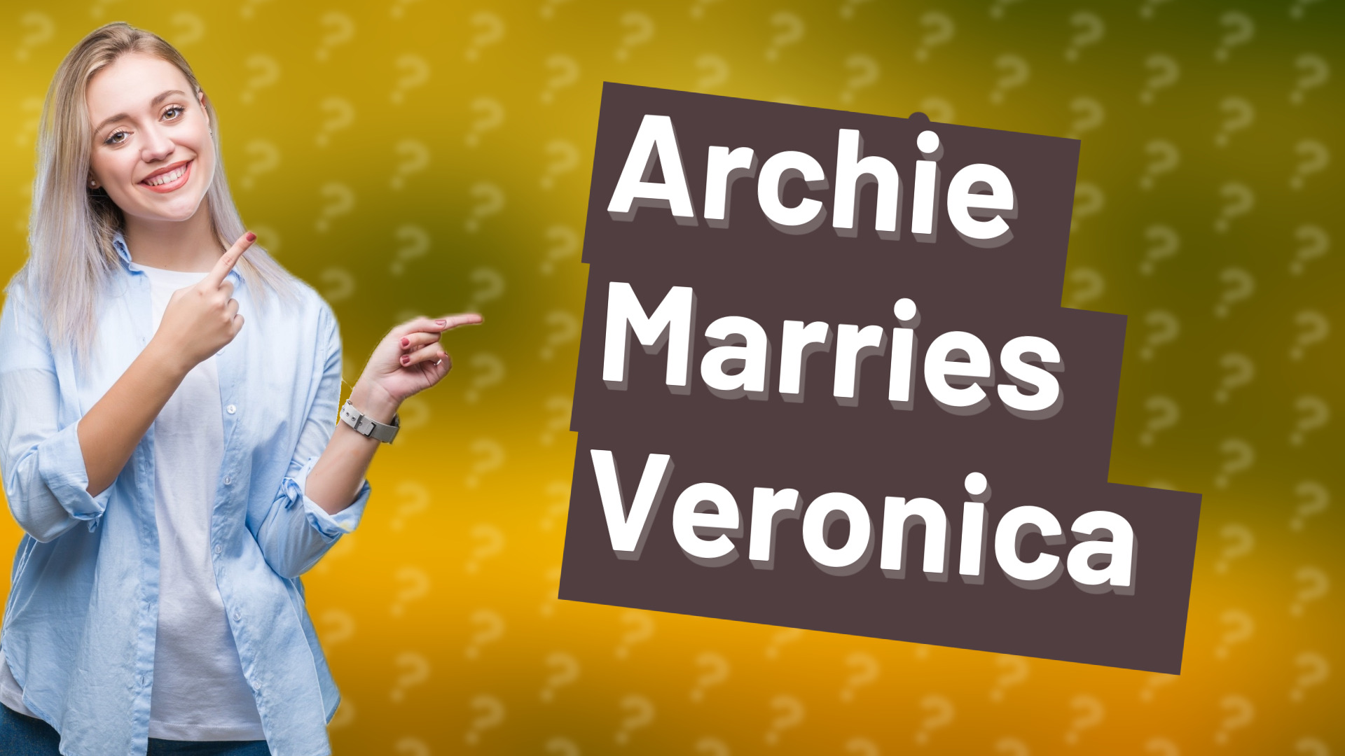 Archie Marries Veronica