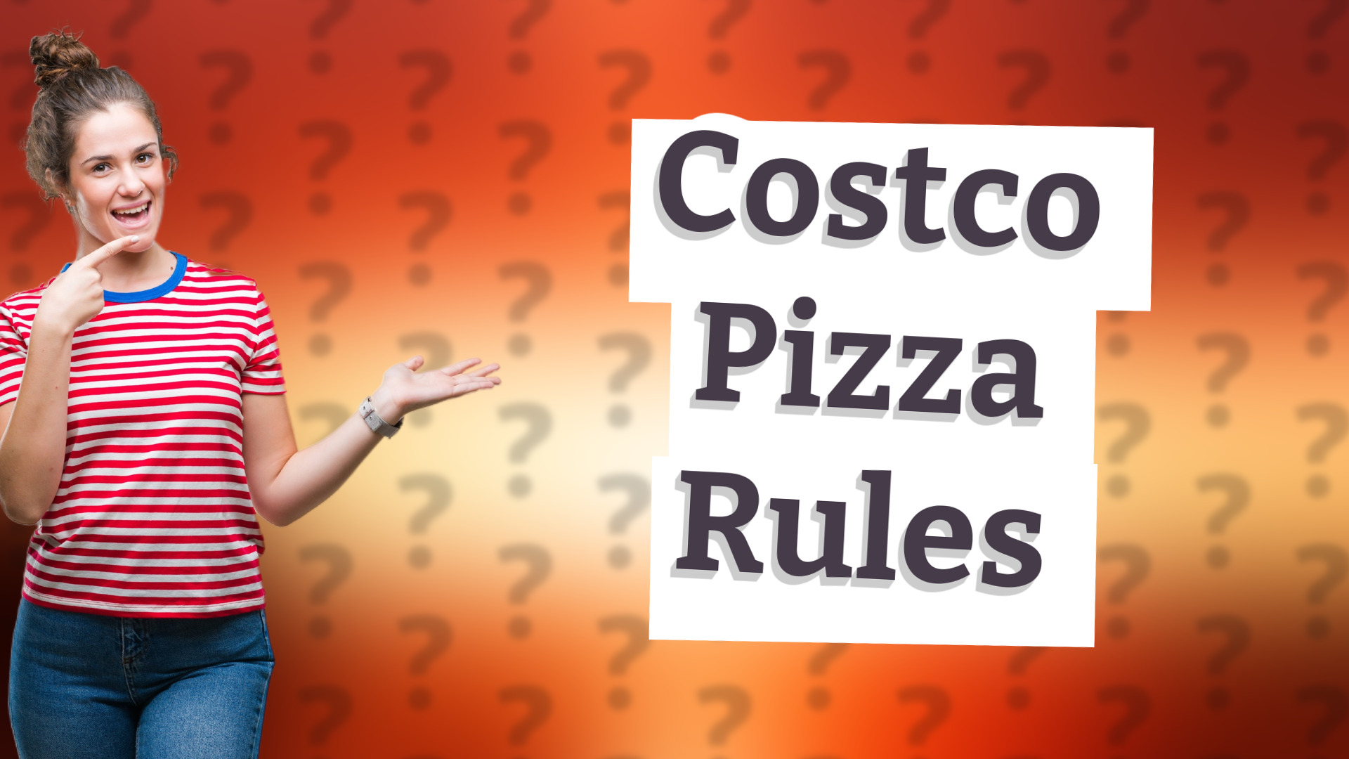 Costco Pizza Rules
