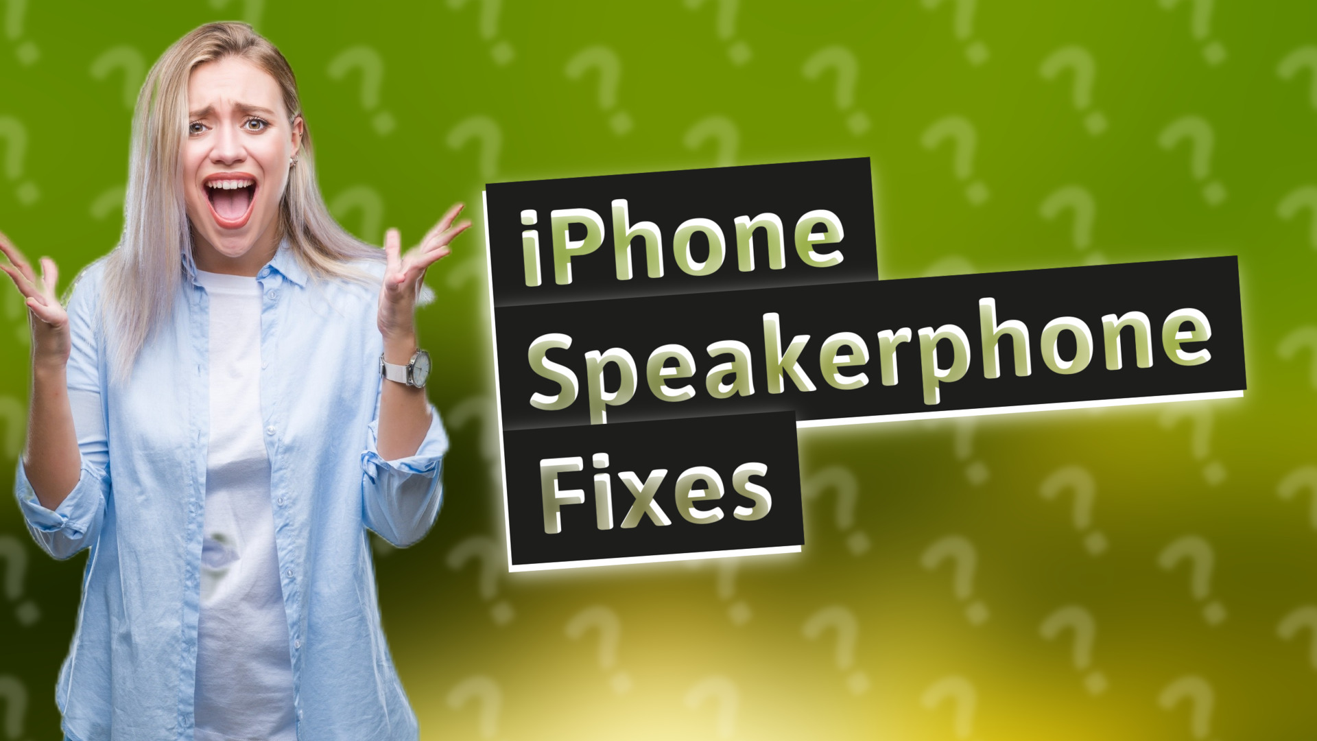 iPhone Speakerphone Fixes
