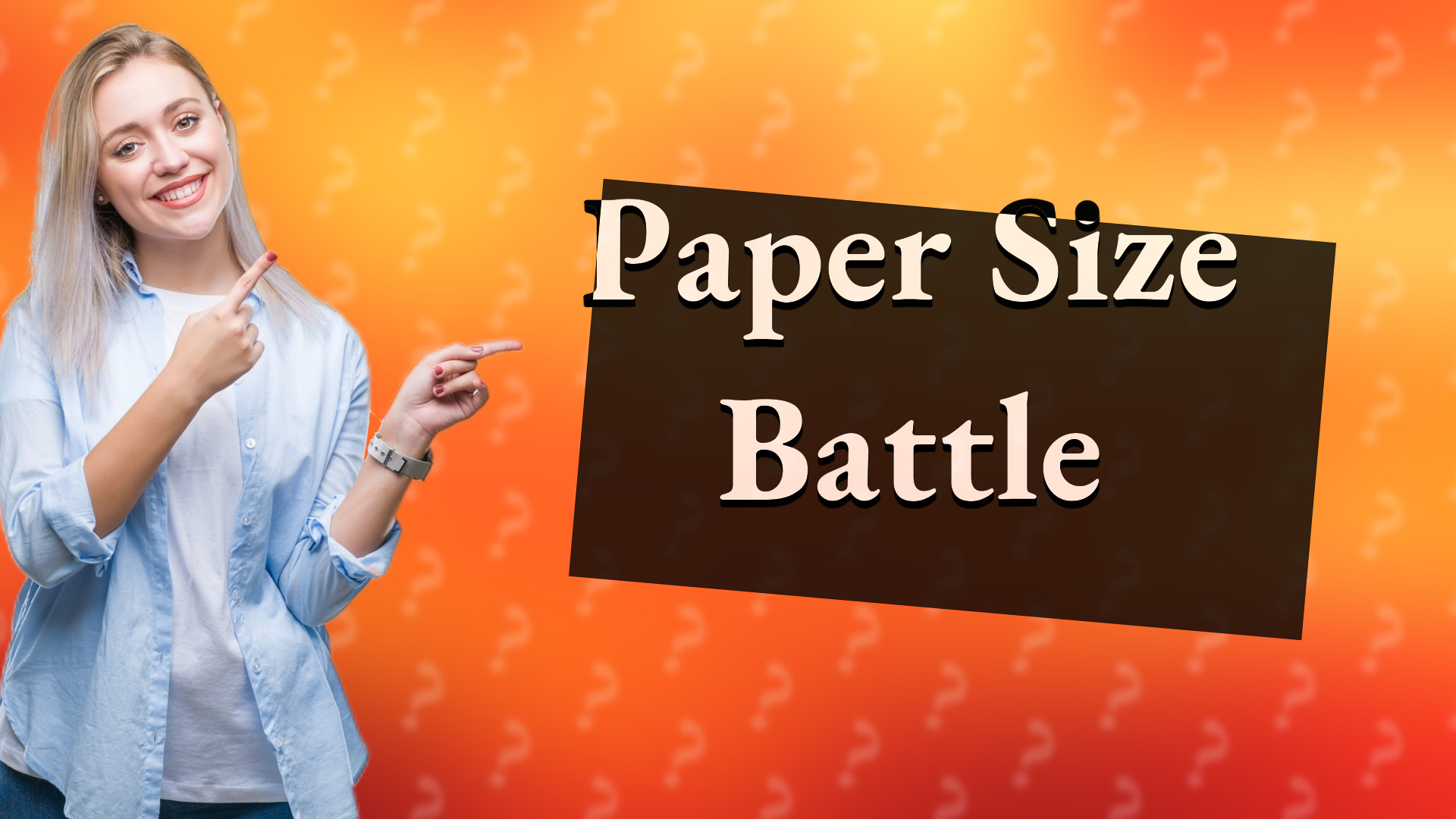Paper Size Battle