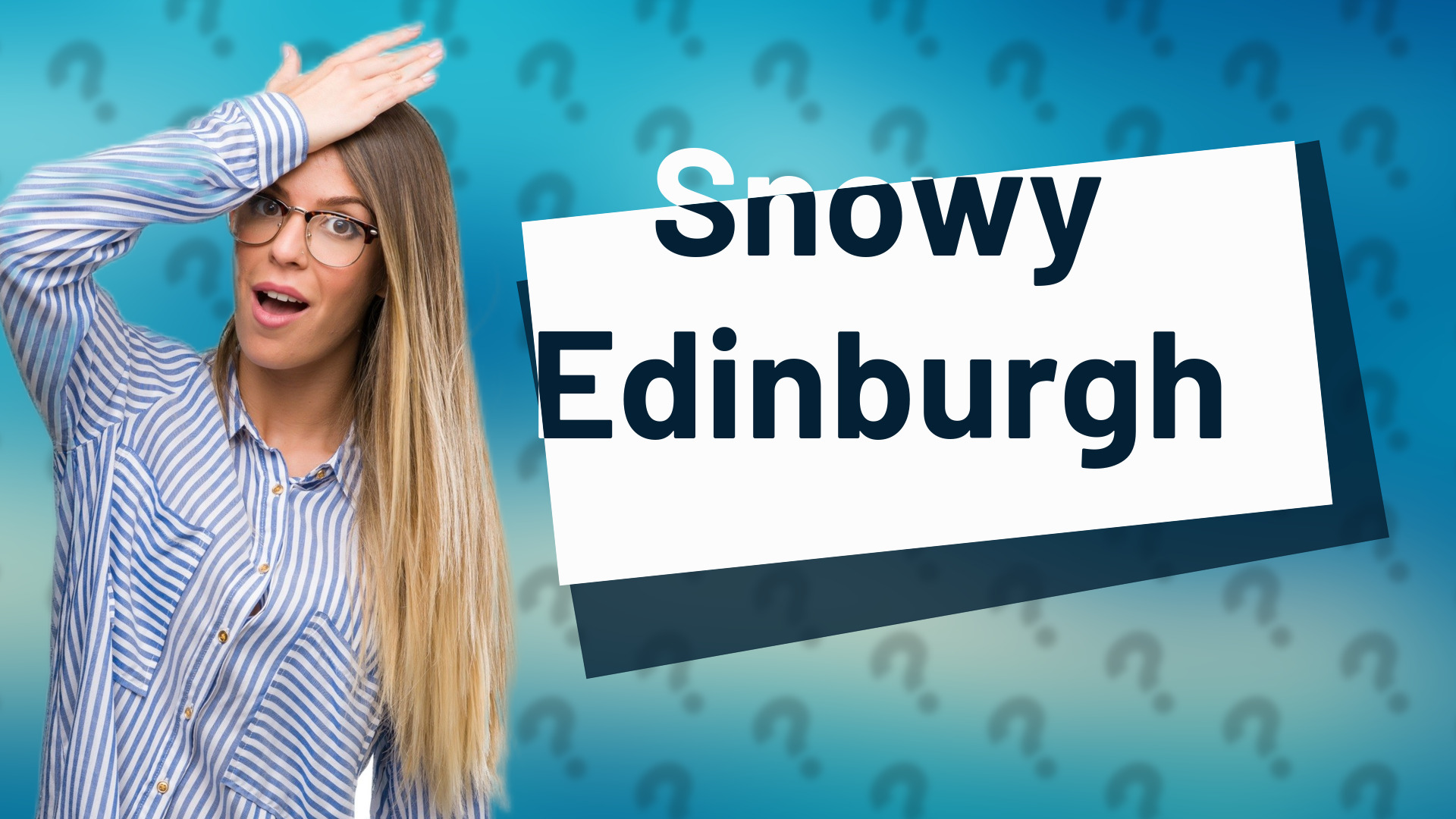 Snowy Edinburgh