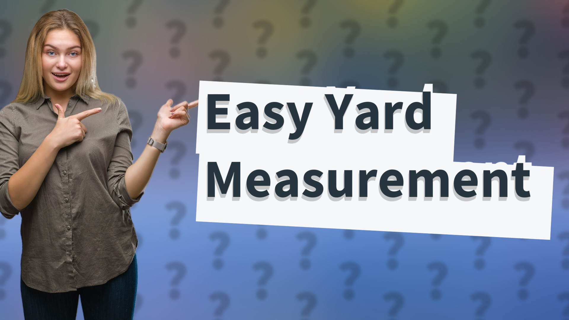 Easy Yard Measurement