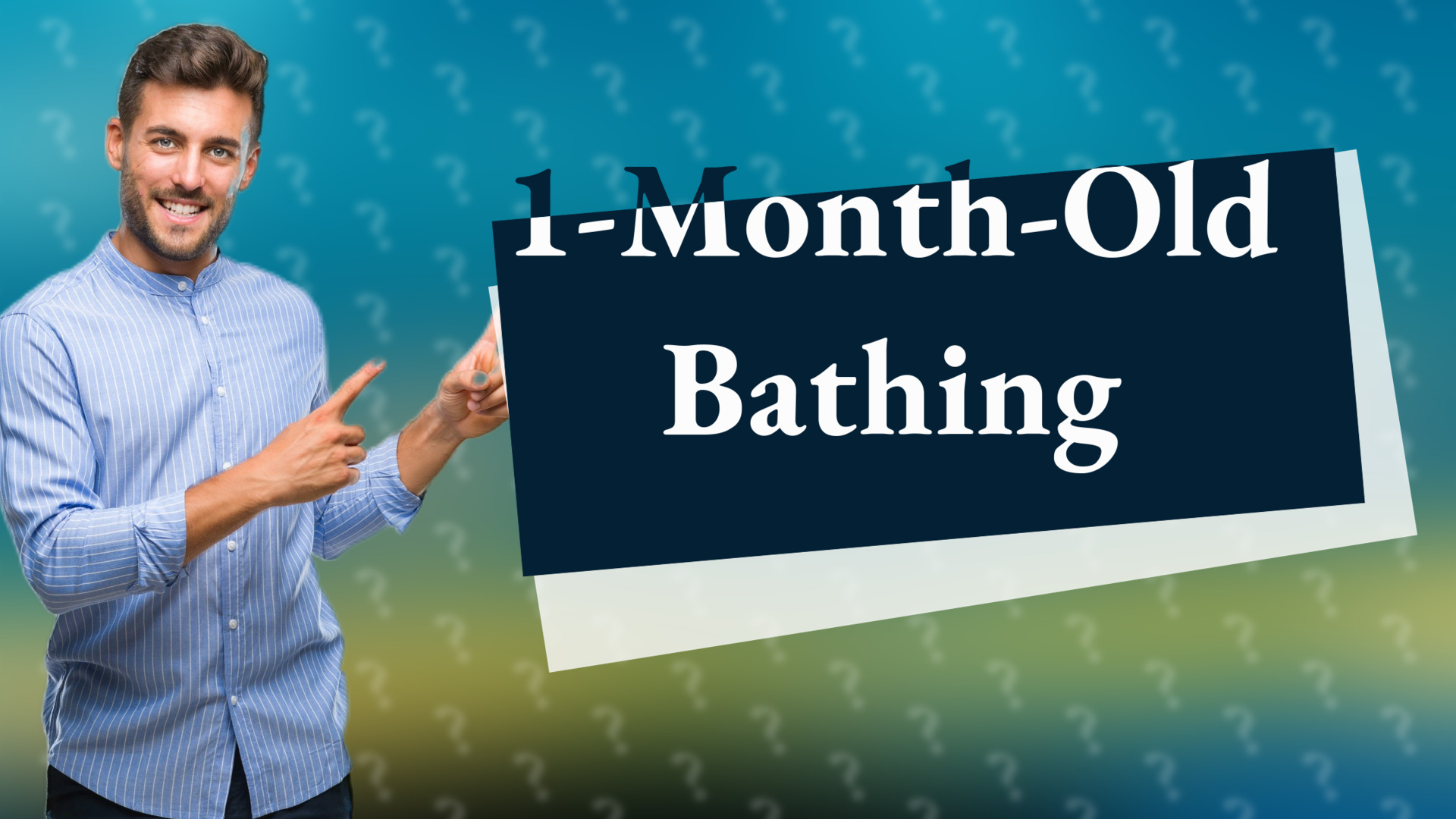 1-Month-Old Bathing