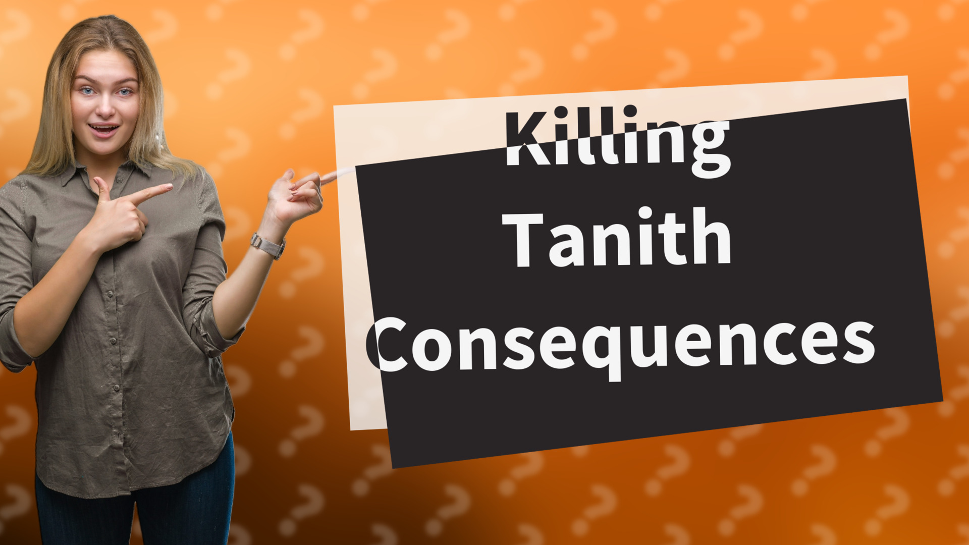 Killing Tanith Consequences