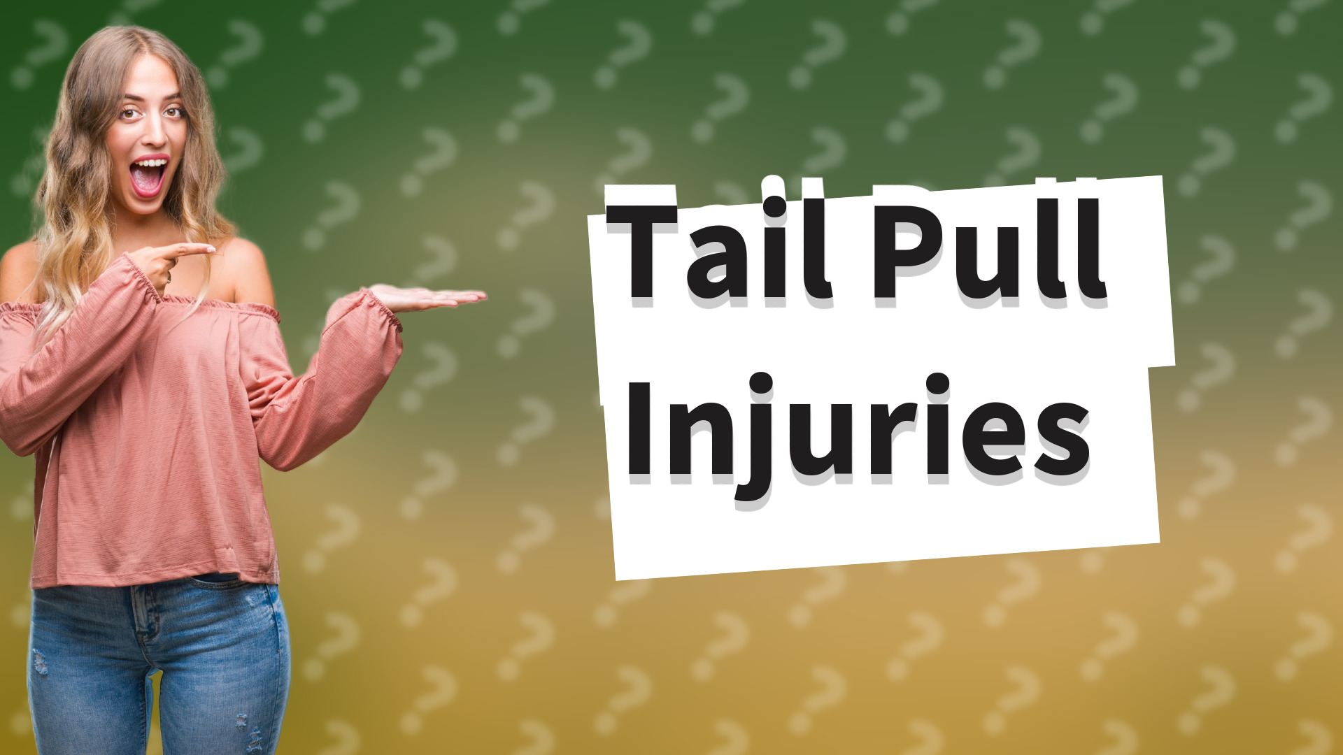 Tail Pull Injuries