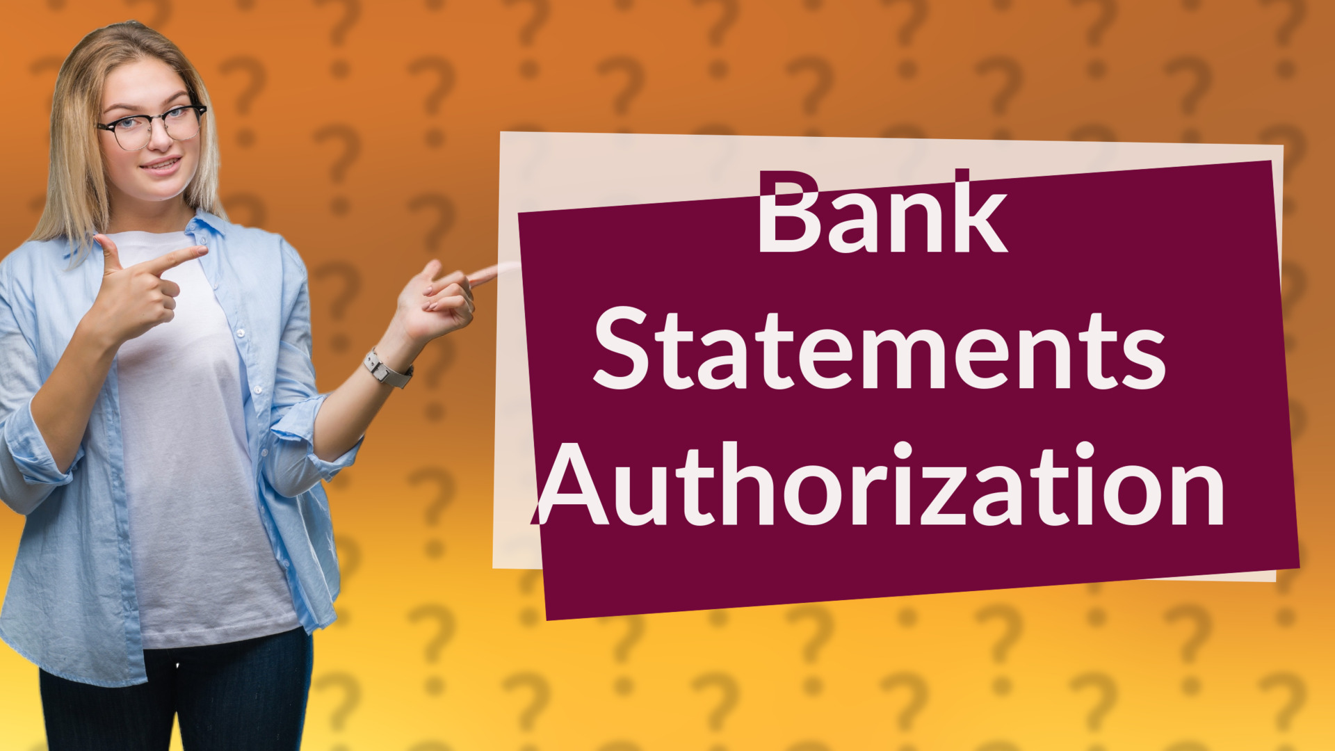 Bank Statements Authorization