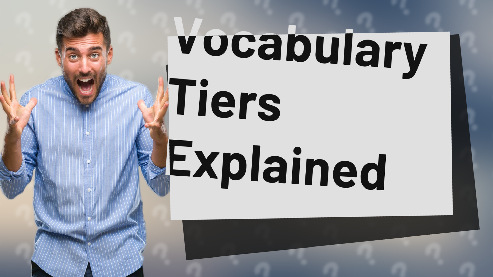 Vocabulary Tiers Explained